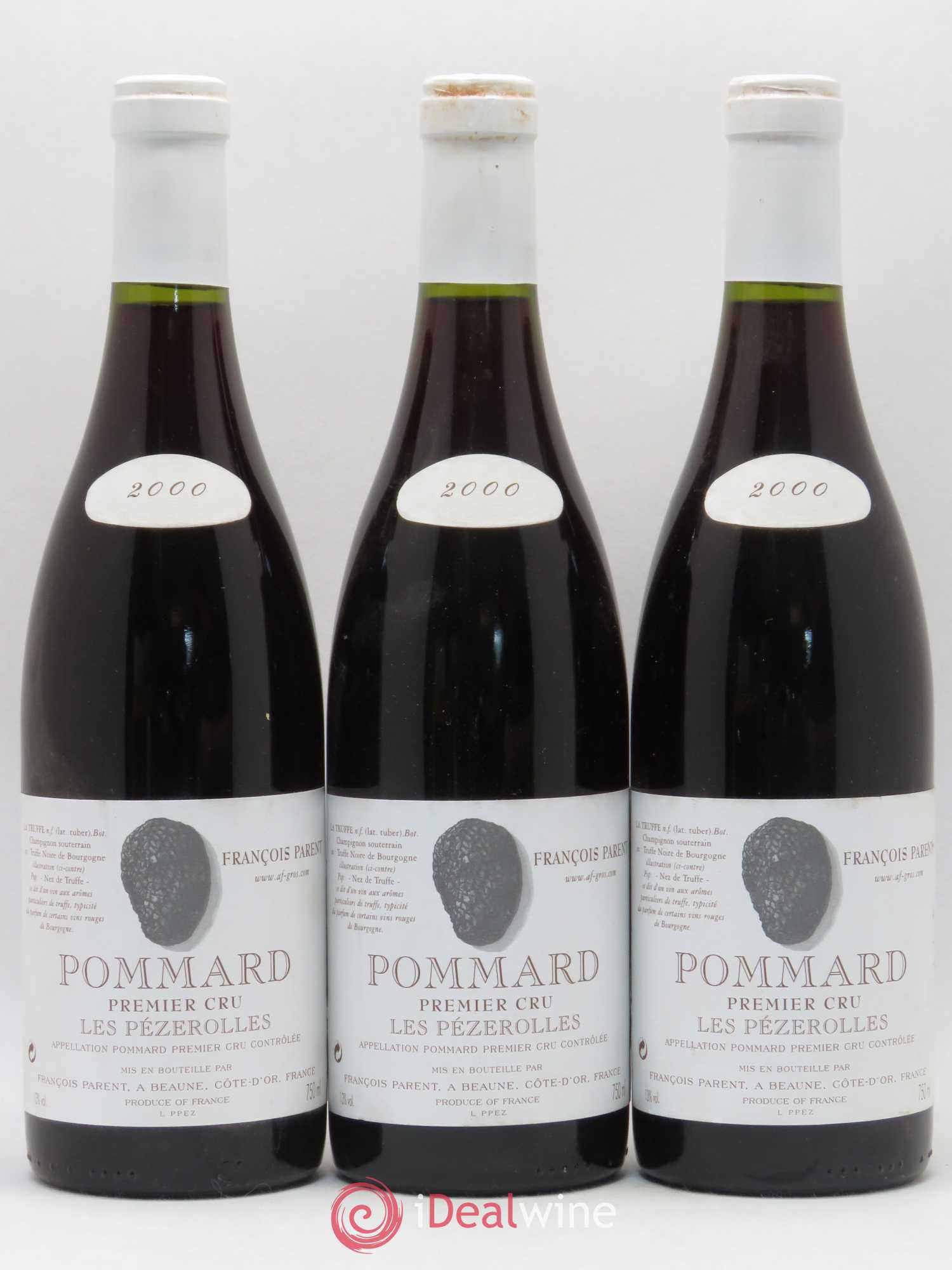 Pommard 1er Cru Les Pezerolles Famille Parent 2000 - Posten von 3 Flaschen - 0