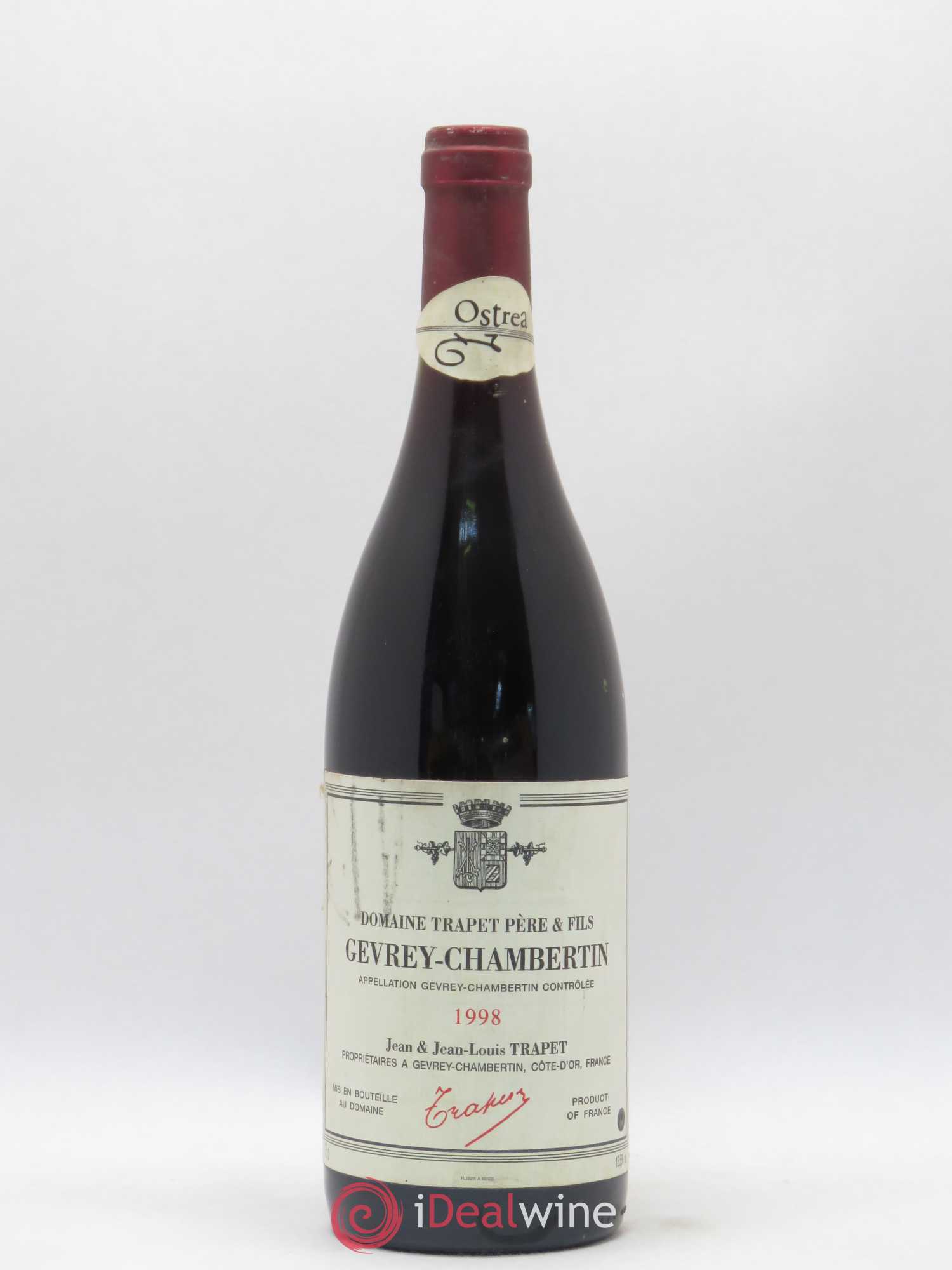 Gevrey-Chambertin Domaine Trapet Ostrea 1998 - Lot de 1 bouteille - 0