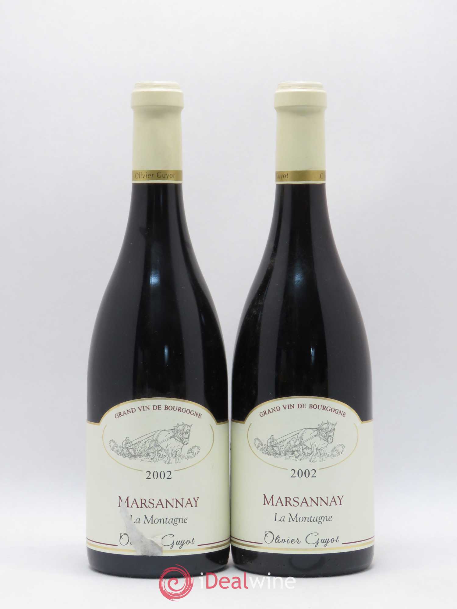 Marsannay La Montagne Olivier Guyot 2002 - Posten von 2 Flaschen - 0