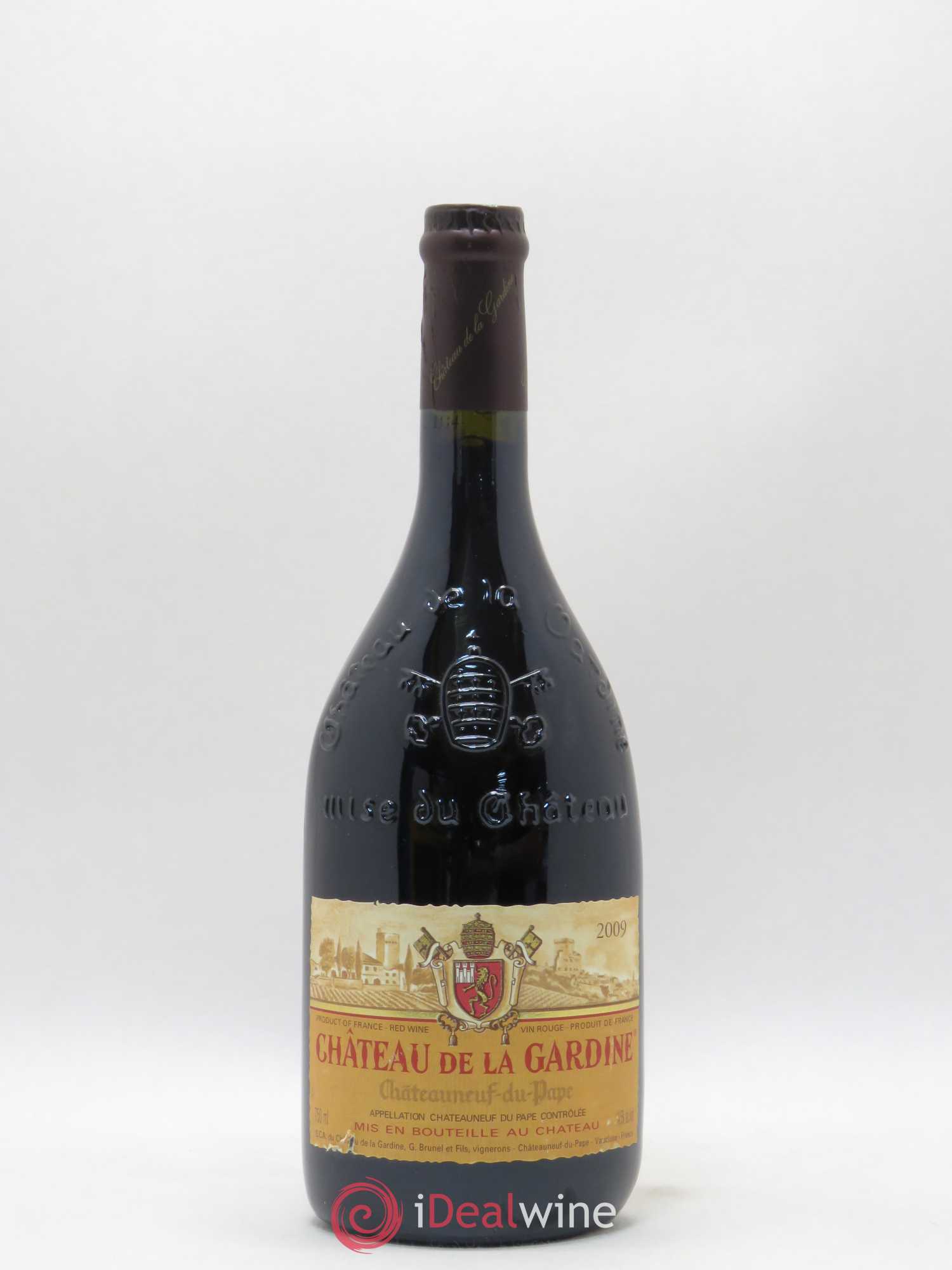 Châteauneuf-du-Pape Château de La Gardine Famille Brunel 2009 - Lot de 1 bouteille - 0