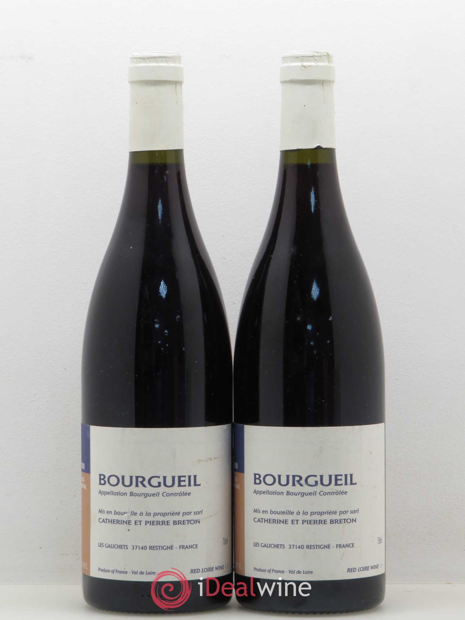 Bourgueil Clos Sénéchal Catherine et Pierre Breton 2000 - Lot de 2 bouteilles - 0