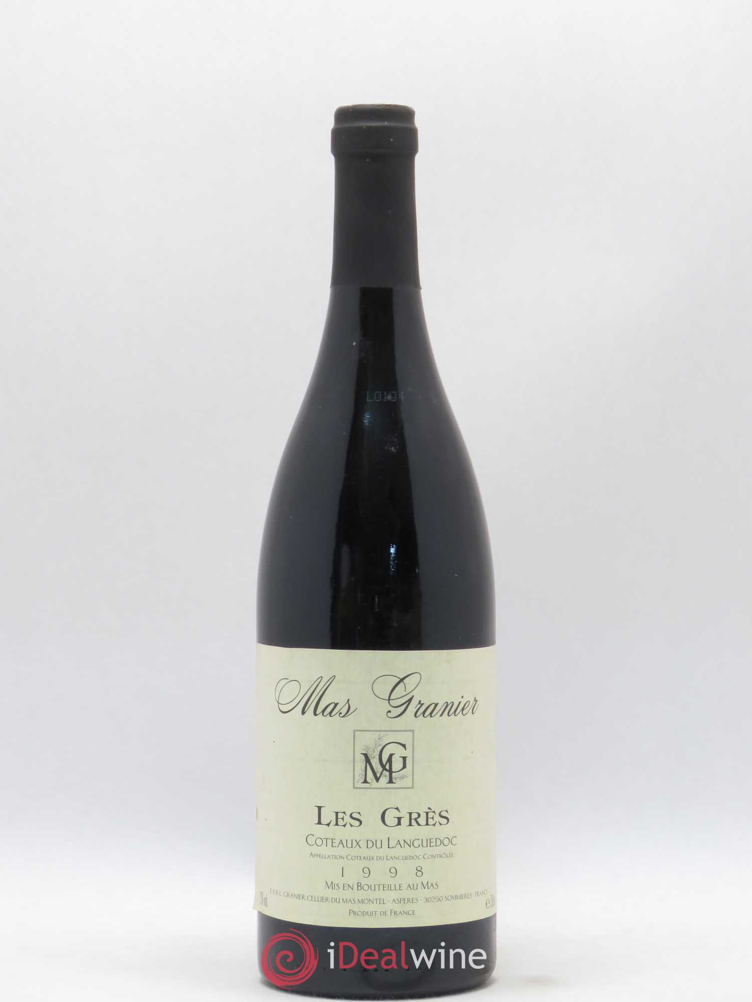 Coteaux du Languedoc Les Gres Mas Granier 1998 - Posten von 1 Flasche - 0