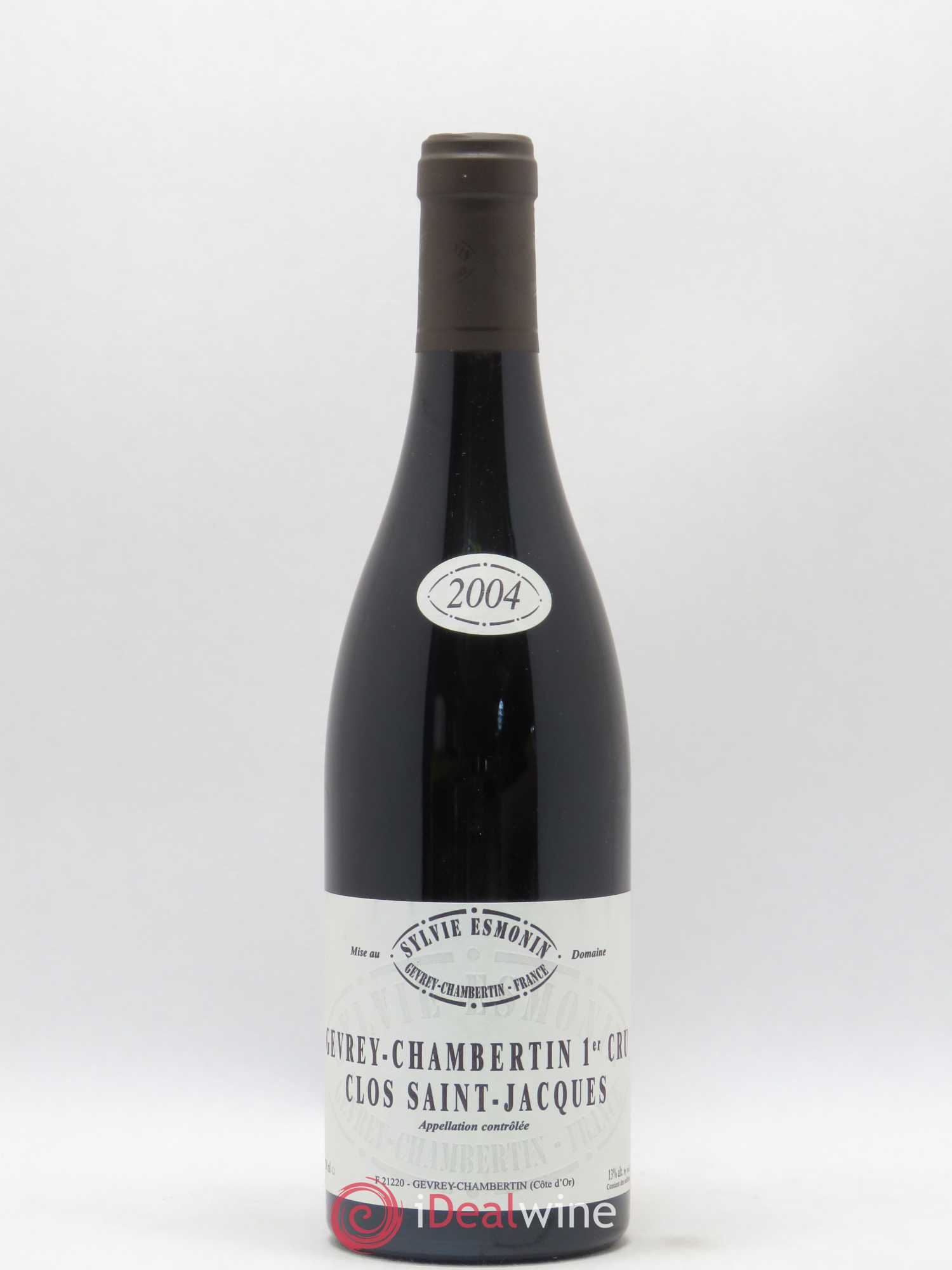Gevrey-Chambertin 1er Cru Clos Saint Jacques Sylvie Esmonin 2004 - Lot de 1 bouteille - 0
