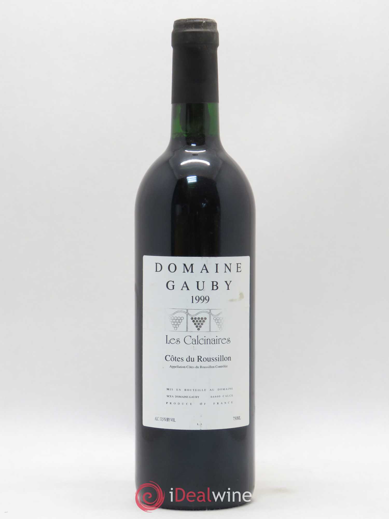 Côtes du Roussillon Les Calcinaires Gauby (Domaine) 1999 - Lot de 1 bouteille - 0