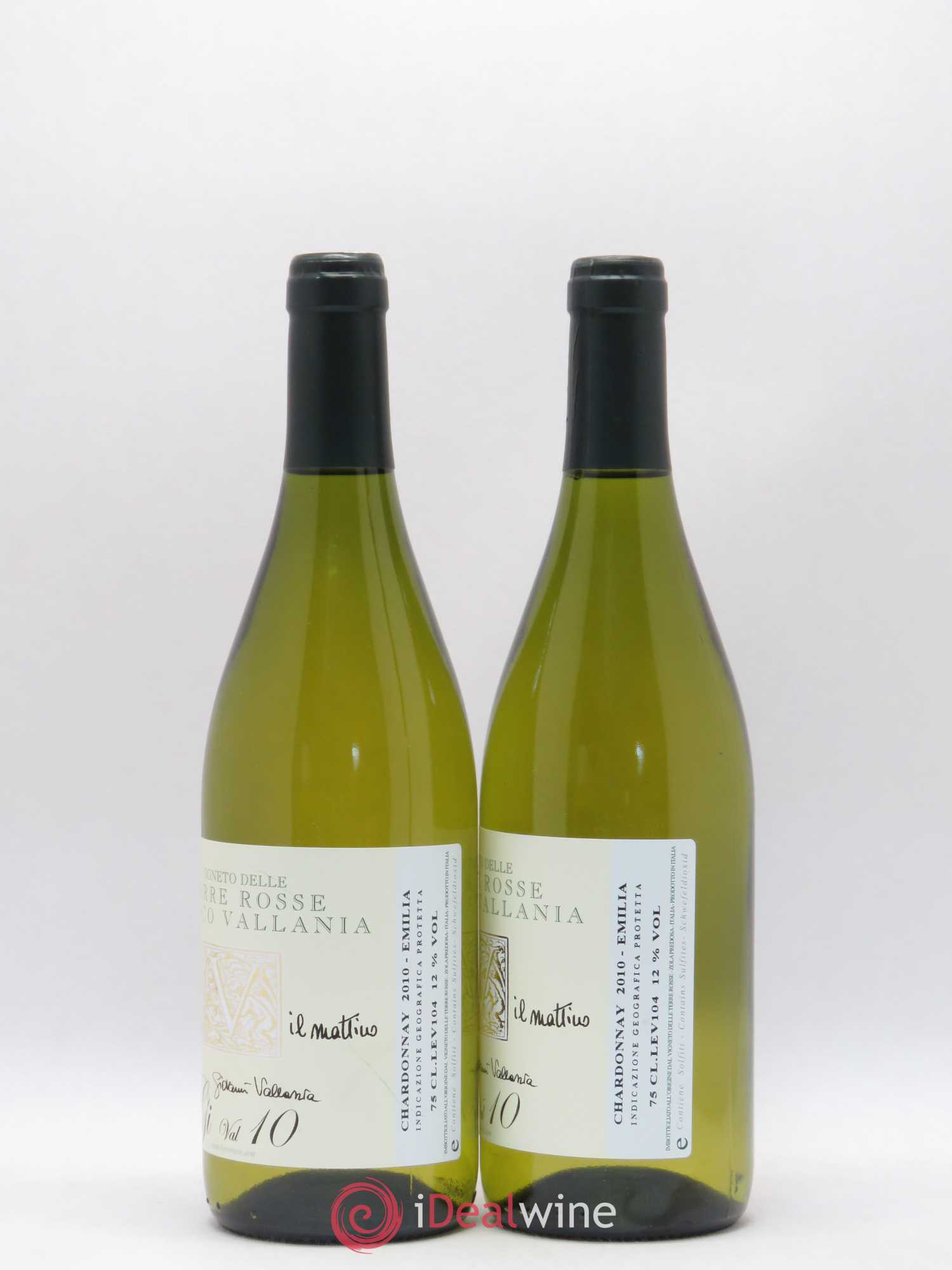 Italie Chardonnay Emilia Enrico Vallania 2010 - Posten von 2 Flaschen - 1