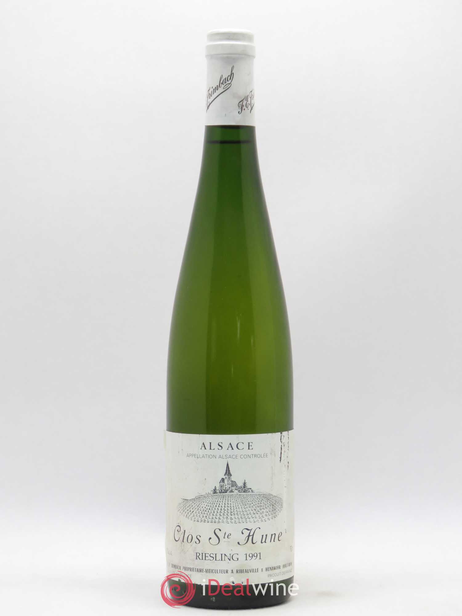 Alsace Riesling Clos Sainte-Hune Trimbach (Domaine) 1991 - Lot de 1 bouteille - 0