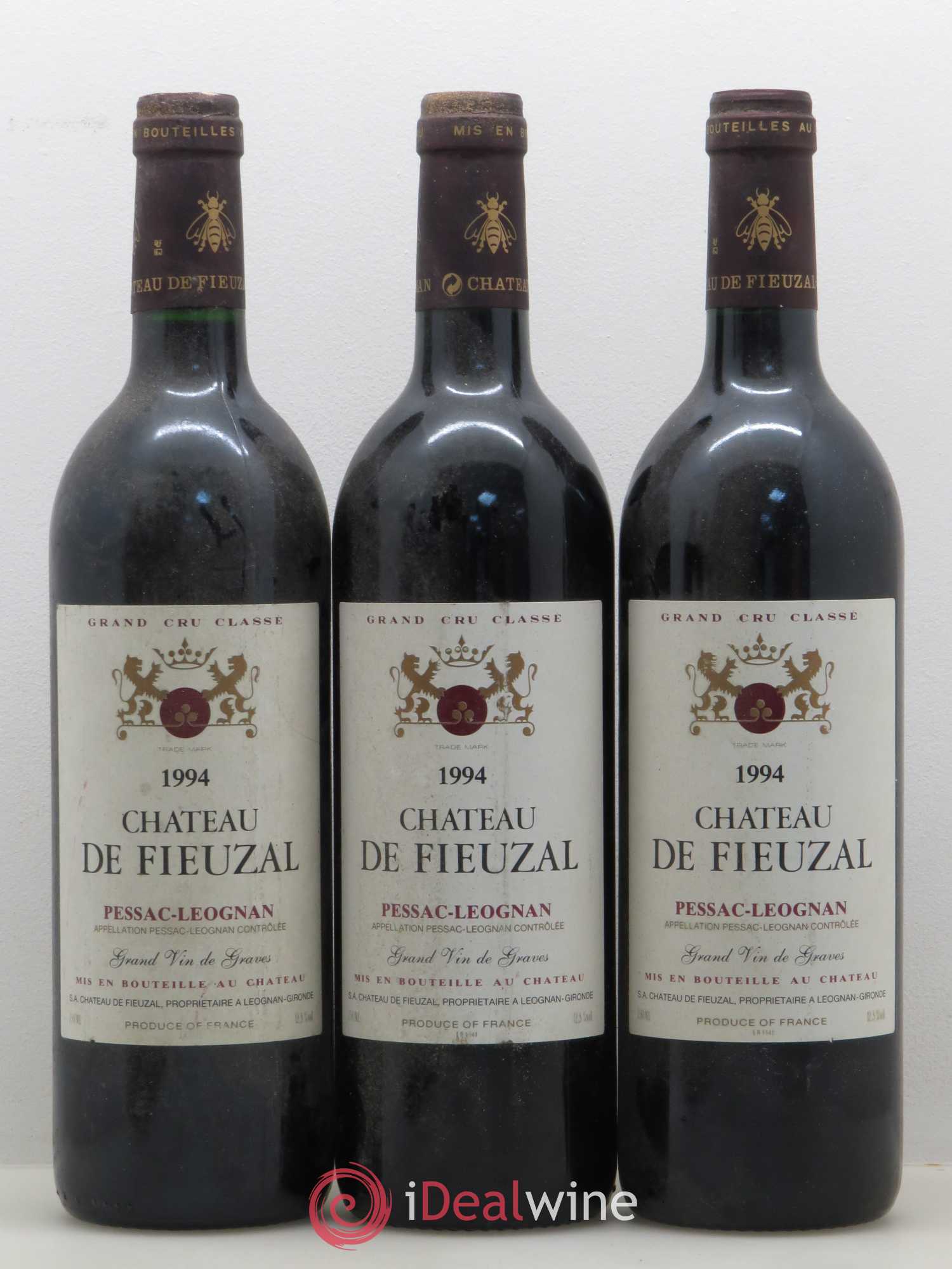 Château de Fieuzal Cru Classé de Graves 1994 - Lot de 6 bouteilles - 2