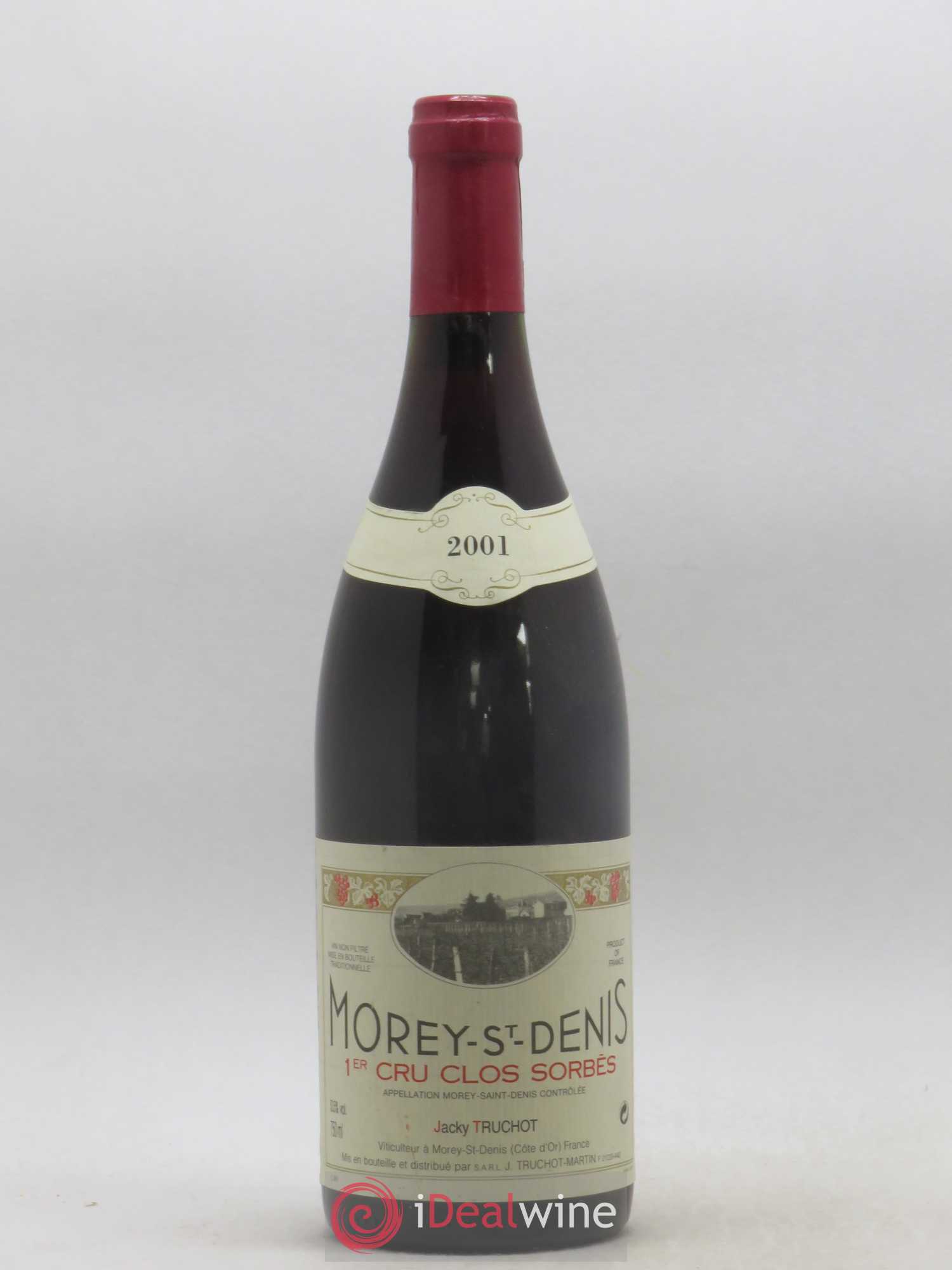 Morey-Saint-Denis 1er Cru Clos Sorbés Jacky Truchot 2001 - Lot de 1 bouteille - 0