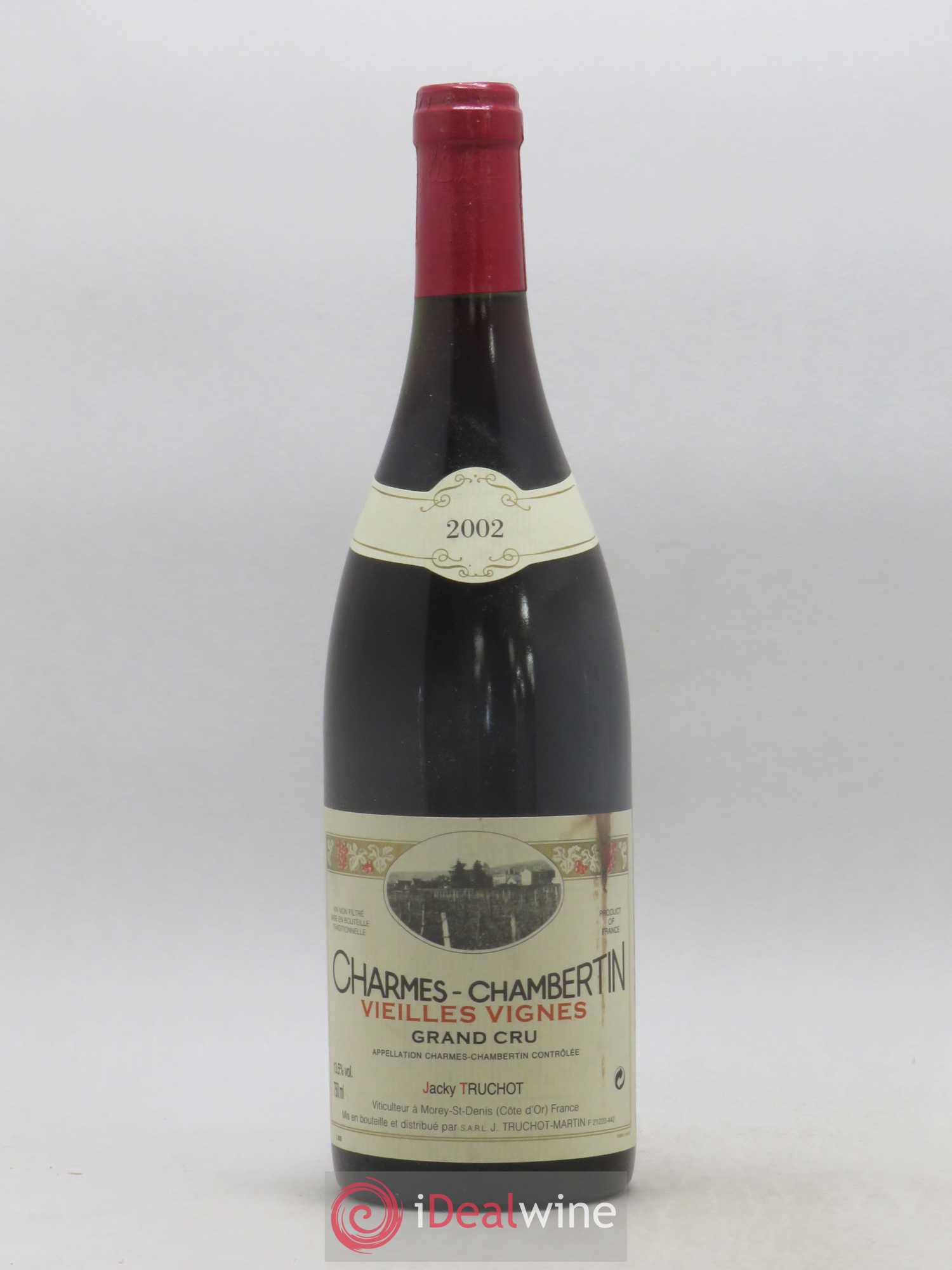 Charmes-Chambertin Grand Cru Vieilles Vignes Jacky Truchot 2002 - Lot de 1 bouteille - 0