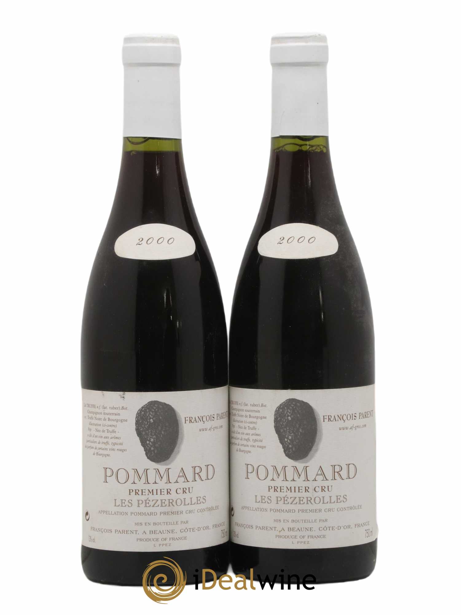Pommard 1er Cru Les Pezerolles F. Parent 2000 - Lot de 2 bouteilles - 0