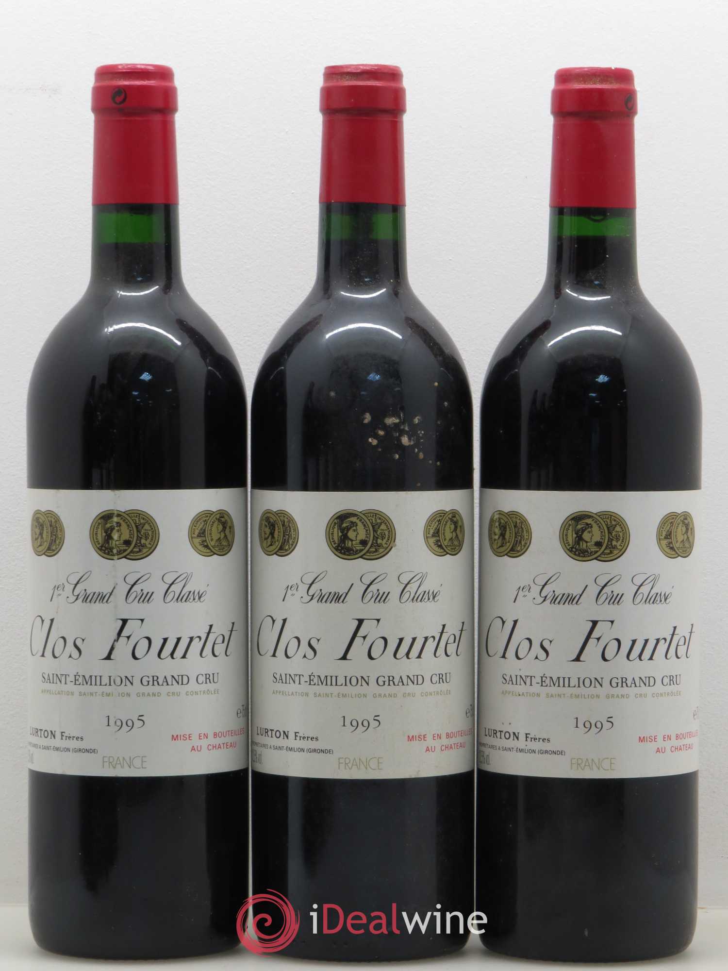 Clos Fourtet 1er Grand Cru Classé B 1995 - Lot de 6 bouteilles - 2
