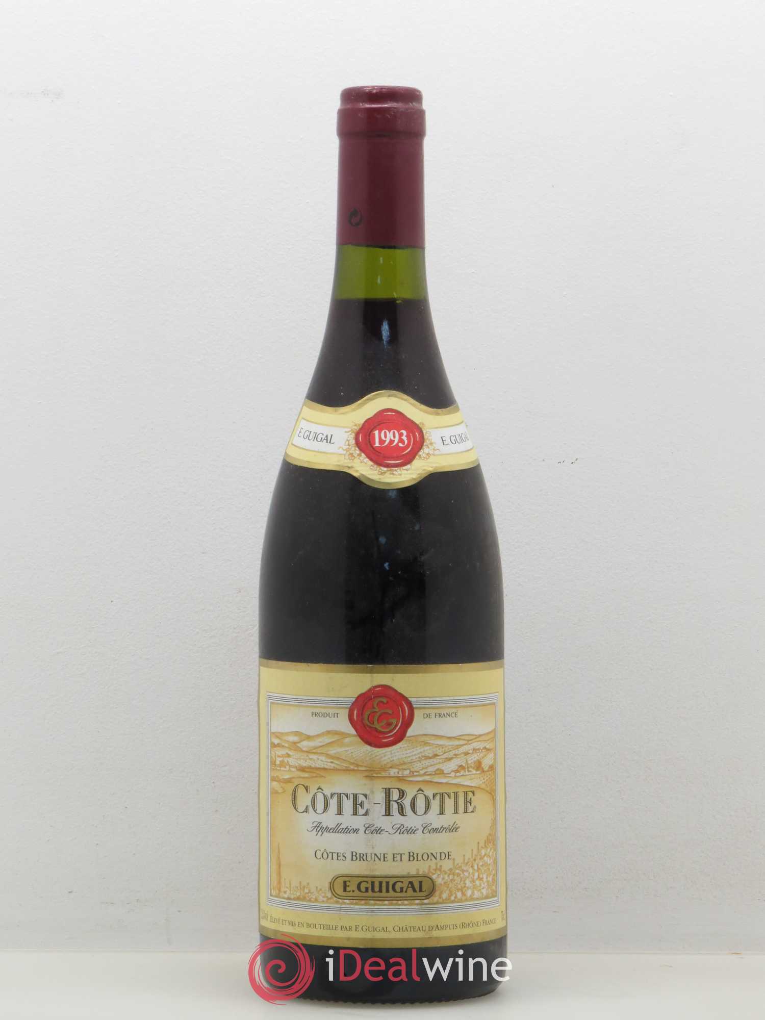 Côte-Rôtie Côtes Brune et Blonde Guigal 1993 - Lot de 1 bouteille - 0