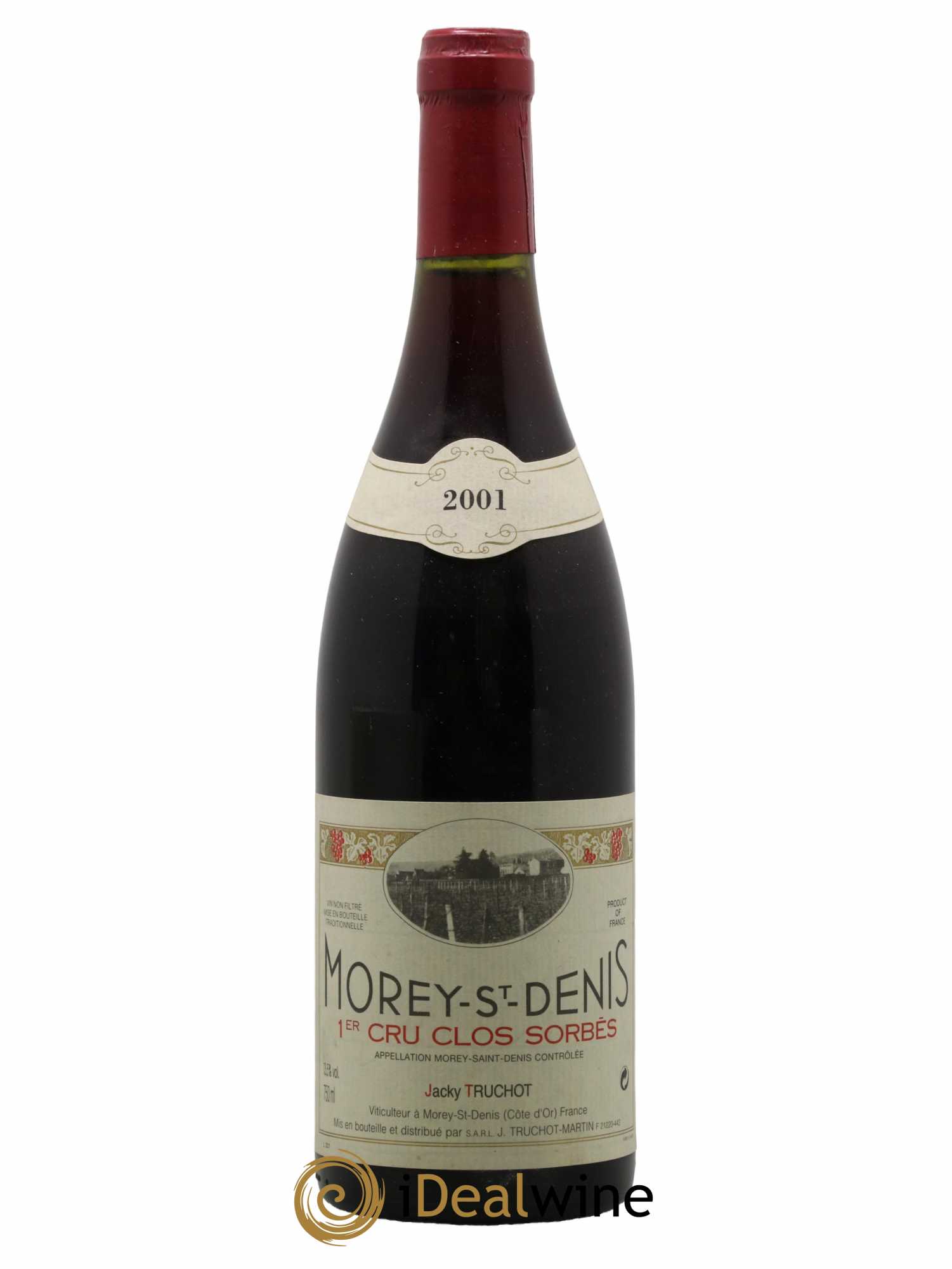 Morey-Saint-Denis 1er Cru Clos Sorbés Jacky Truchot 2001 - Lotto di 1 bottiglia - 0