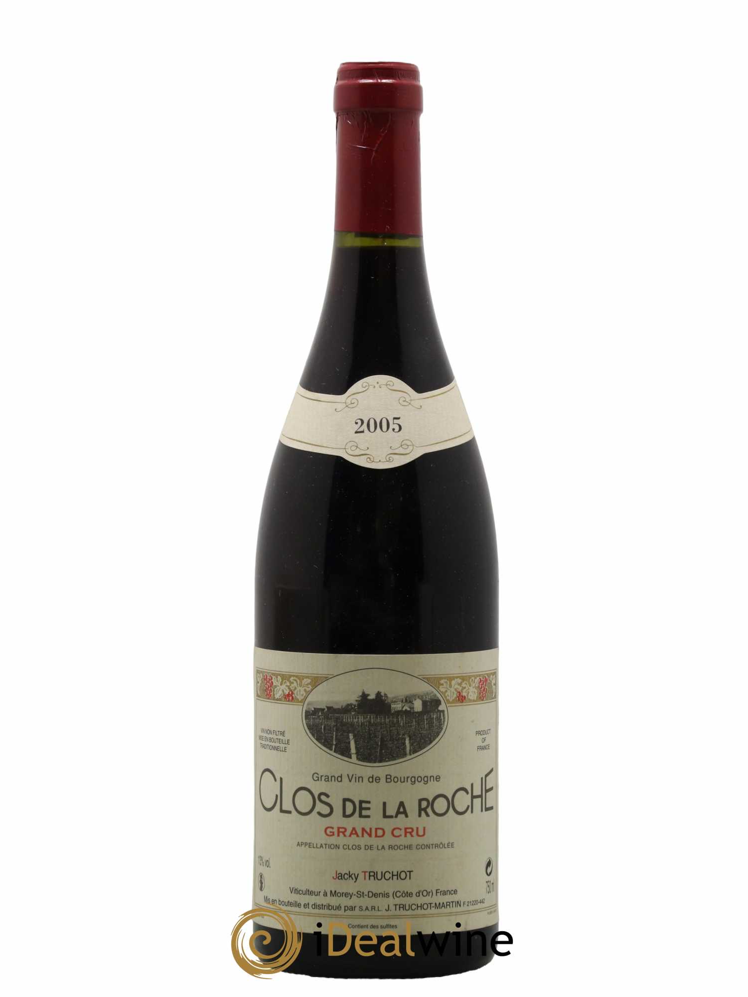 Clos de la Roche Grand Cru Jacky Truchot 2005 - Lot de 1 bouteille - 0