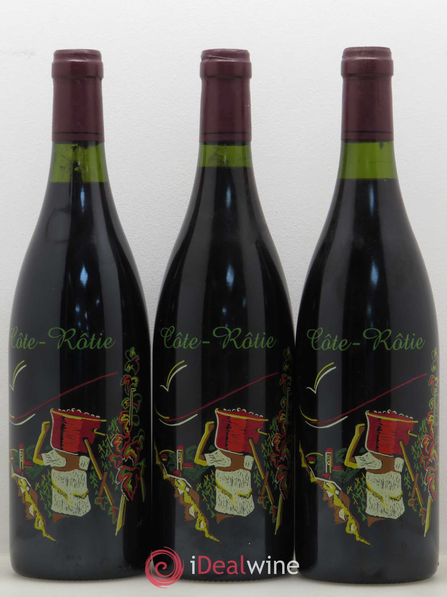 Côte-Rôtie Les 3 P Levet 1996 - Posten von 3 Flaschen - 0