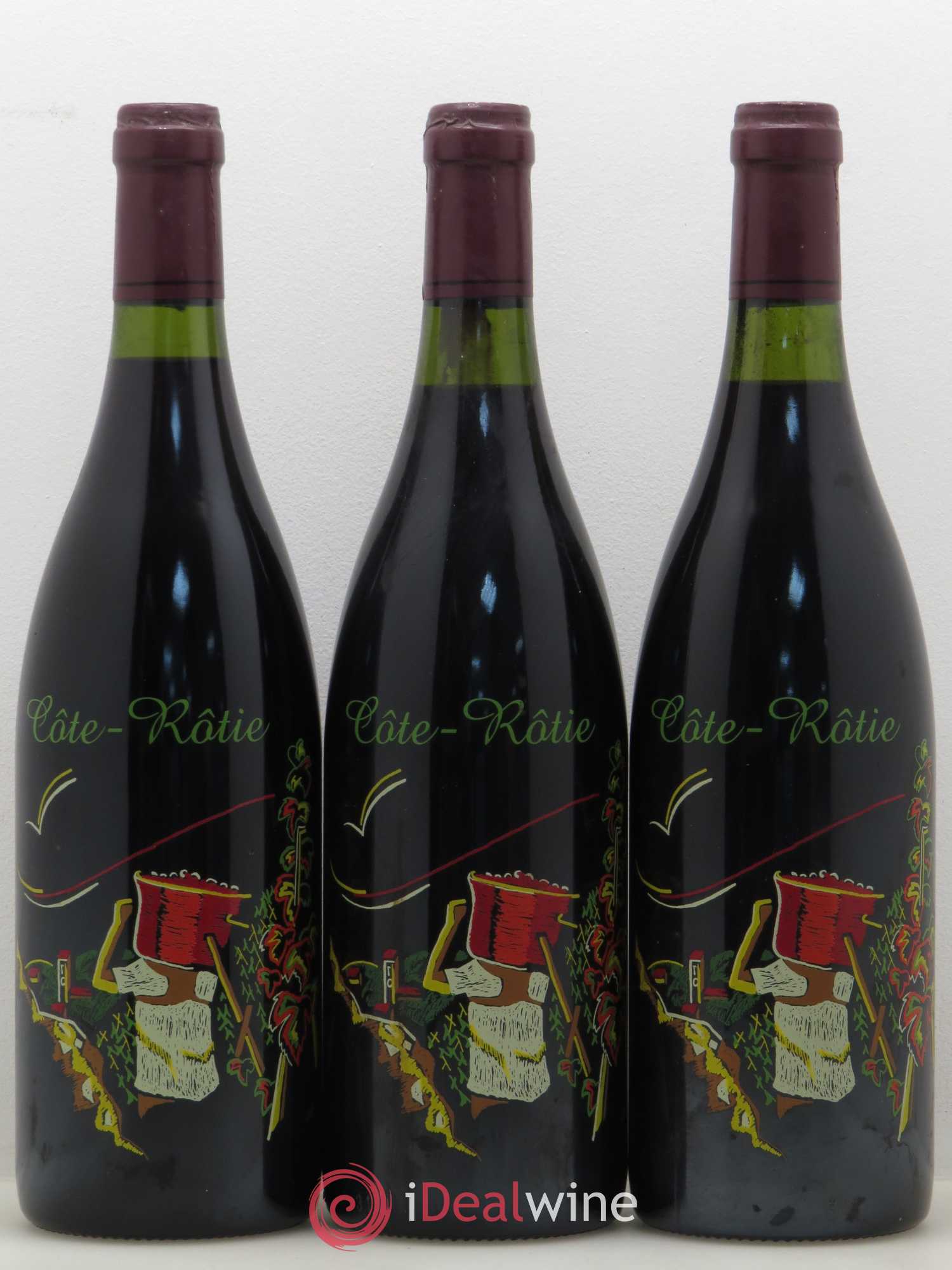 Côte-Rôtie Les 3 P Levet 1996 - Posten von 3 Flaschen - 0