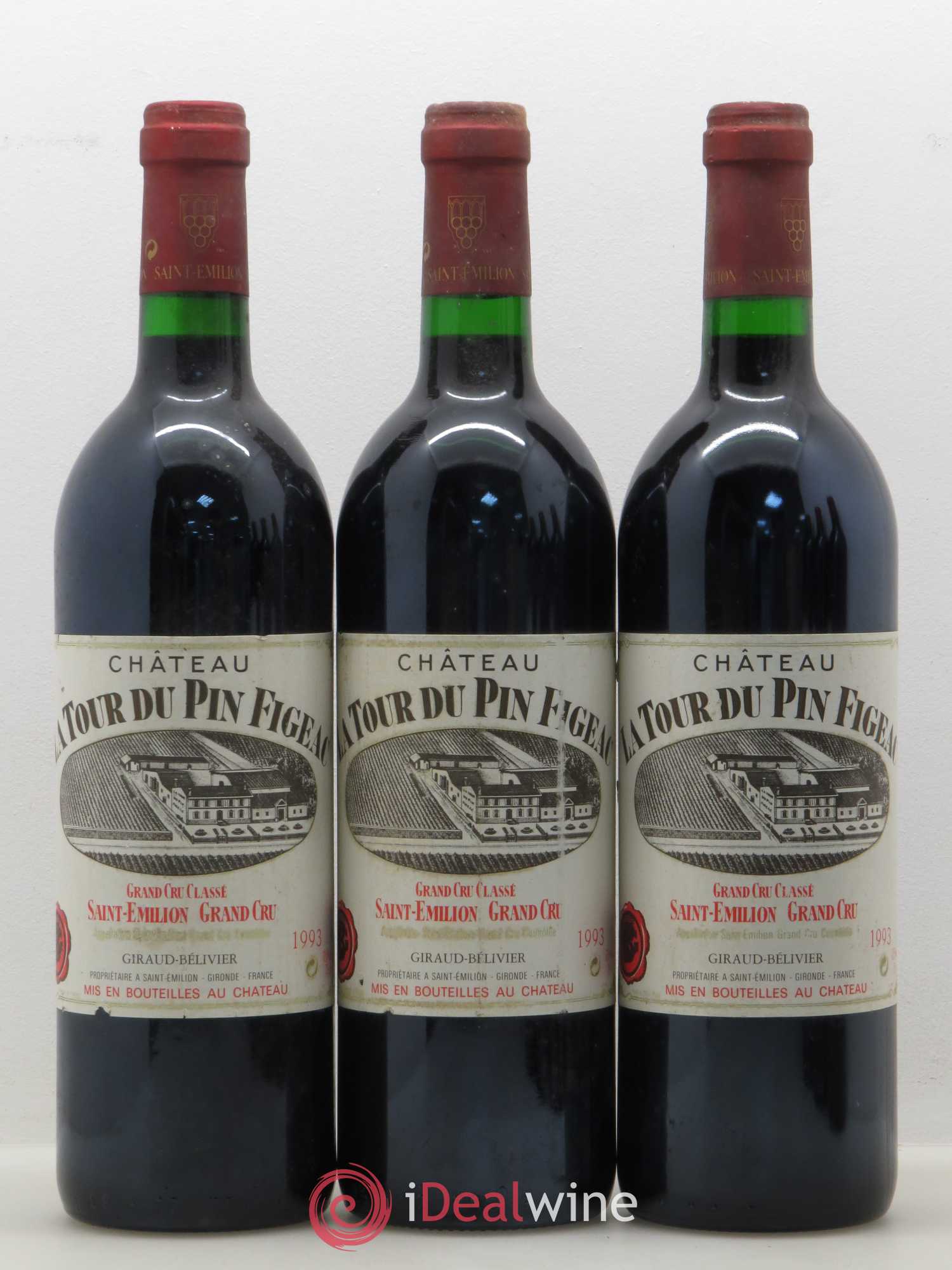 Château la Tour du Pin Figeac 1993 - Lot de 6 bouteilles - 1