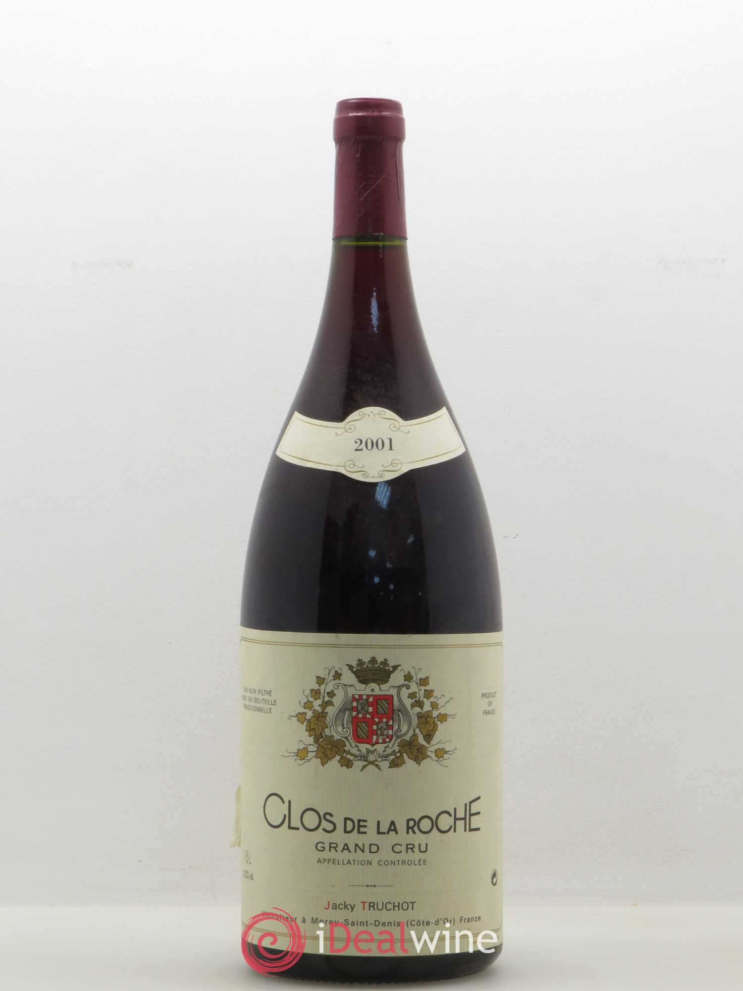 Clos de la Roche Grand Cru Jacky Truchot 2001 - Lot de 1 magnum - 0