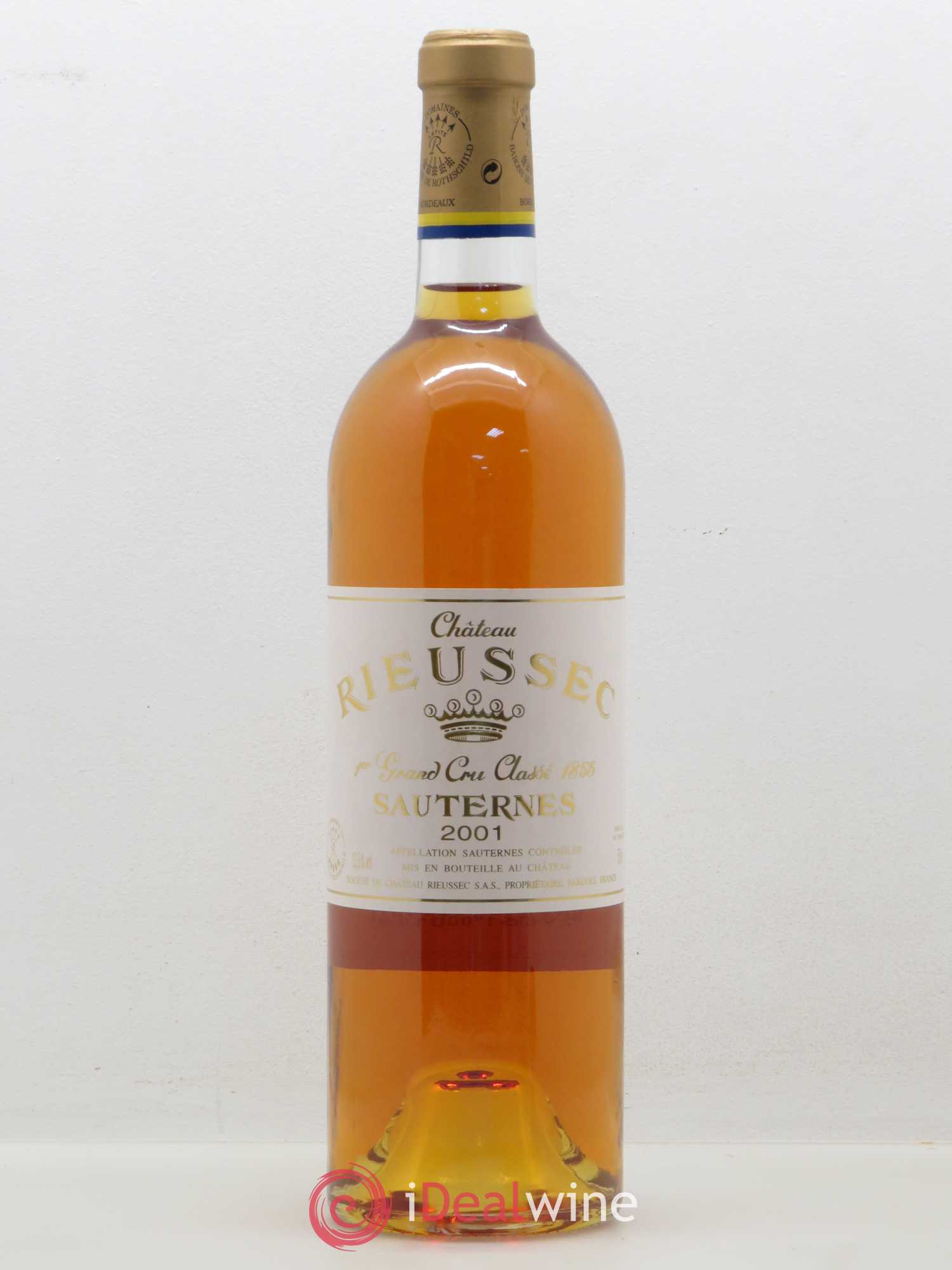 Château Rieussec 1er Grand Cru Classé 2001 - Posten von 1 Flasche - 0