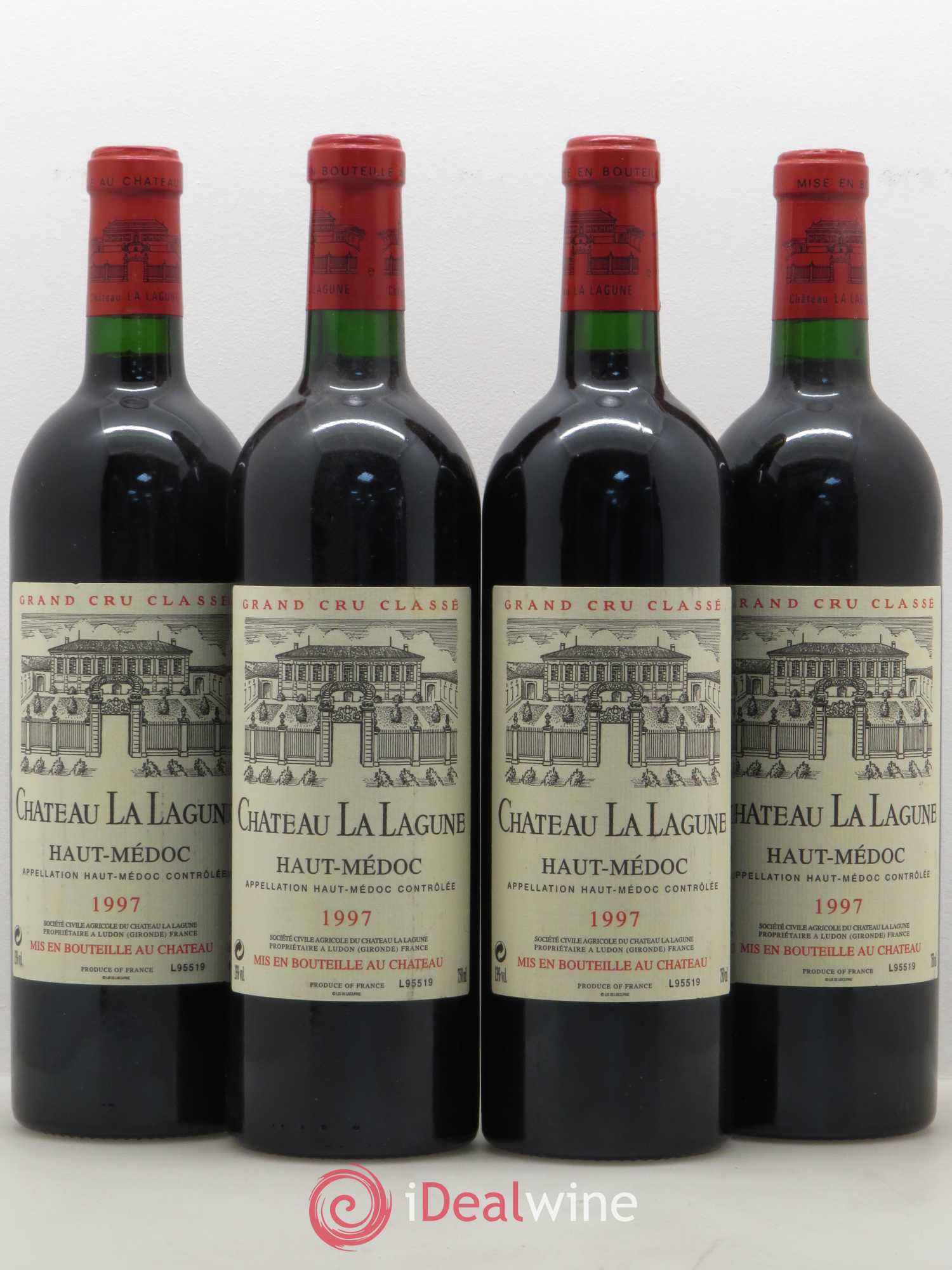 Château la Lagune 3ème Grand Cru Classé 1997 - Lot de 4 bouteilles - 0