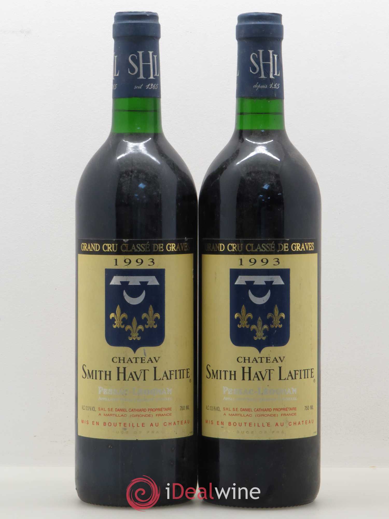 Château Smith Haut Lafitte Cru Classé de Graves 1993 - Lot de 2 bouteilles - 0