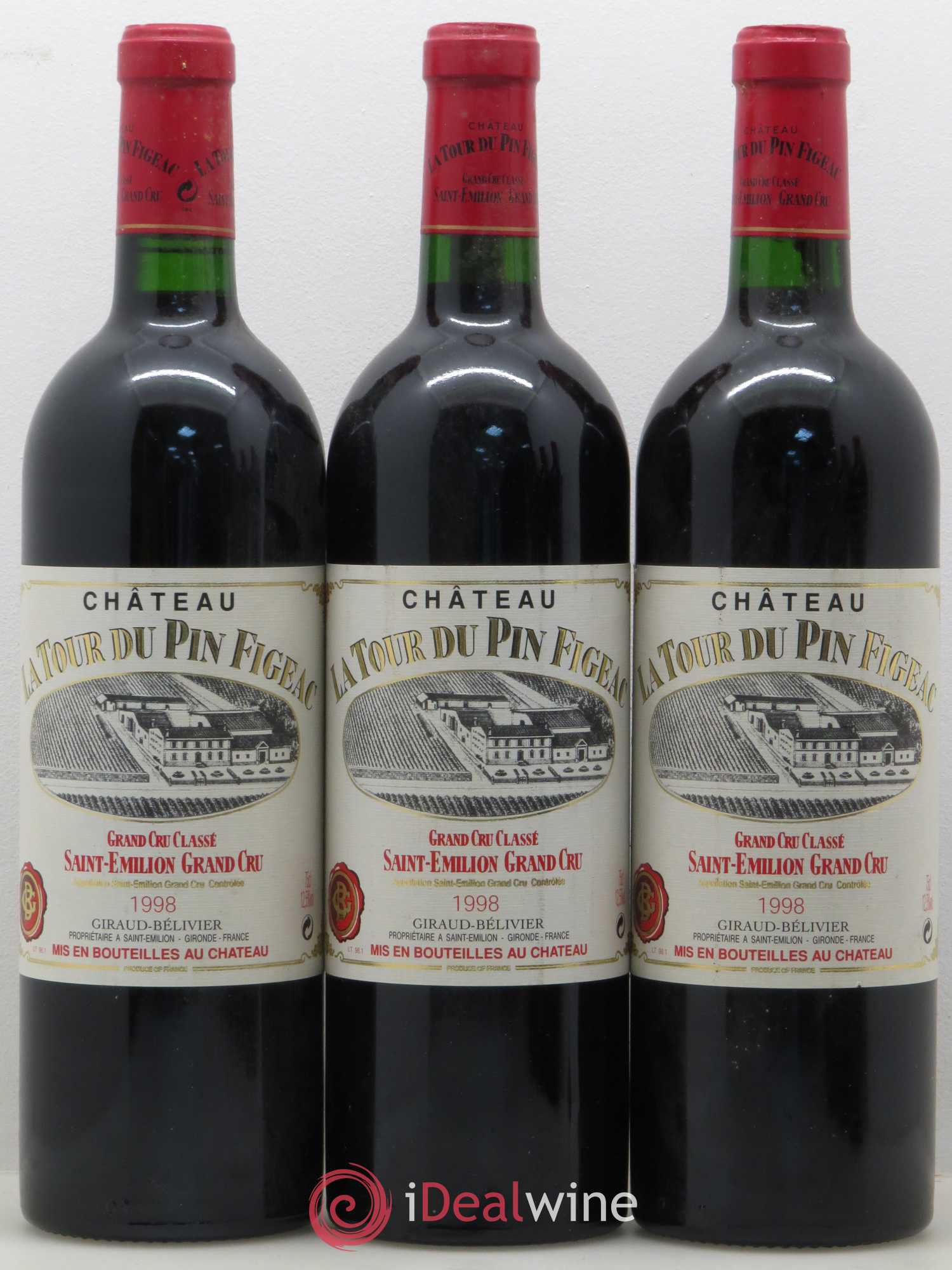 Château la Tour du Pin Figeac 1998 - Lot de 6 bouteilles - 1