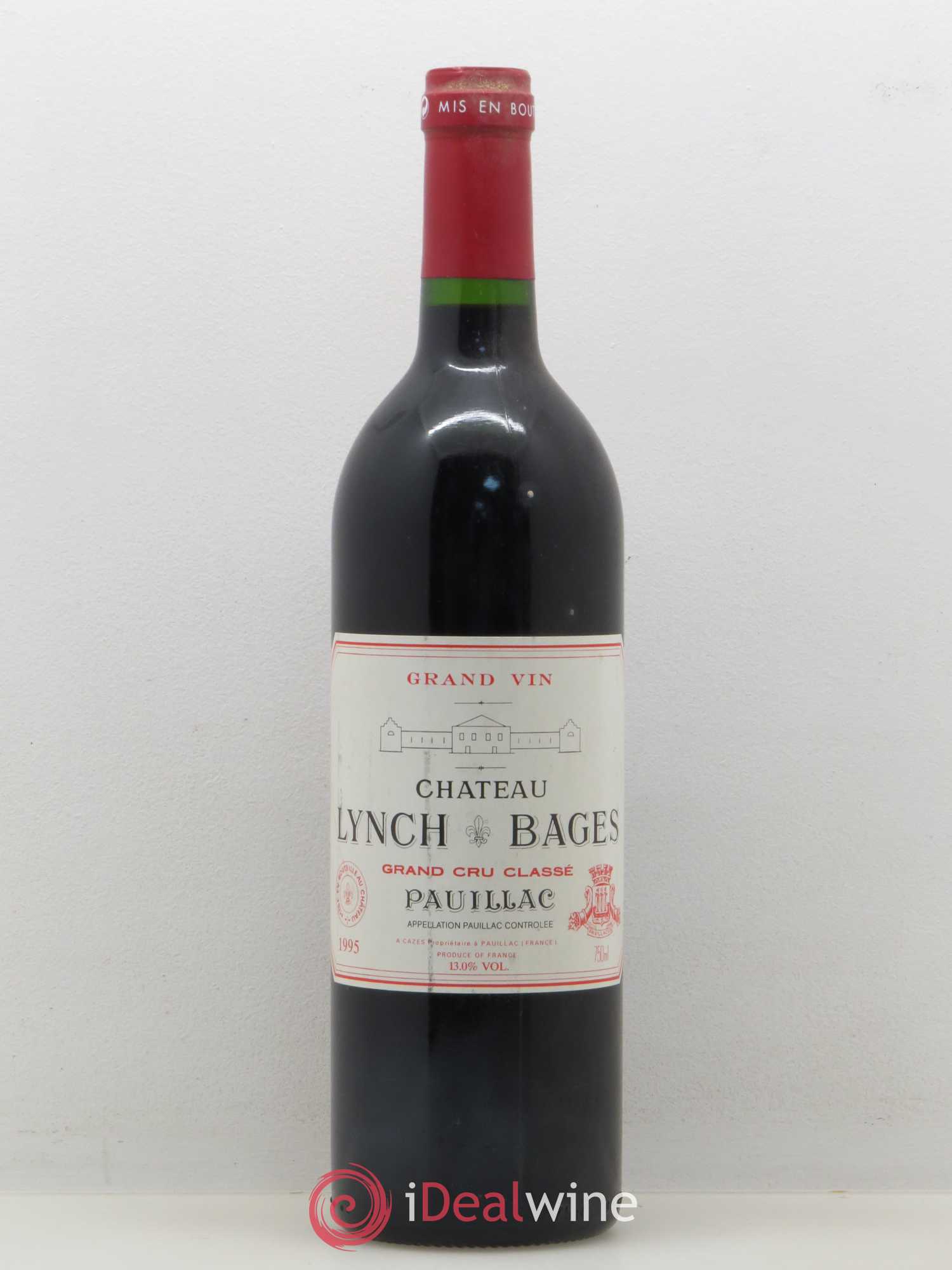 Château Lynch Bages 5ème Grand Cru Classé 1995 - Lot de 1 bouteille - 0
