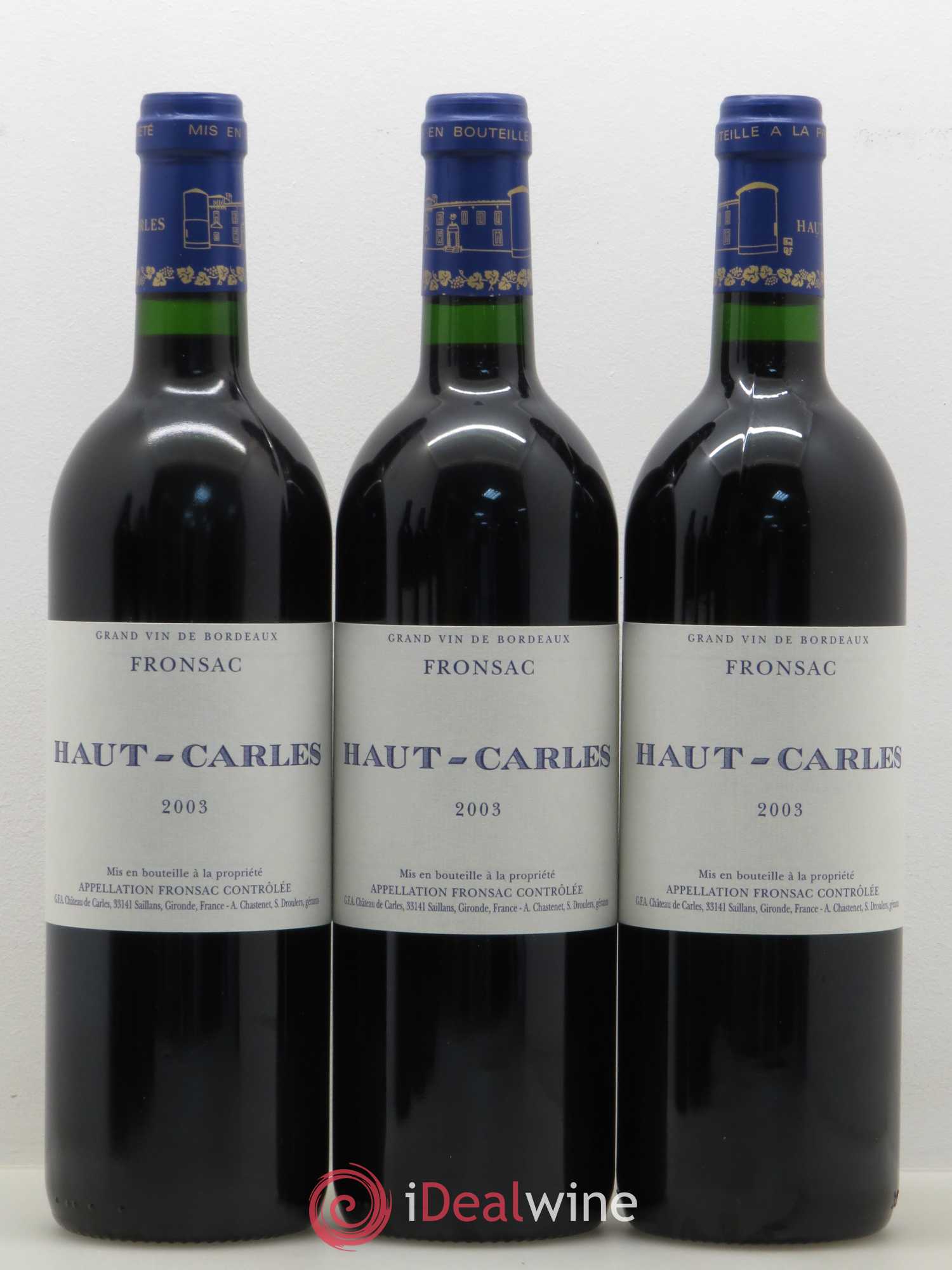 Haut Carles 2003 - Lot de 6 bouteilles - 2