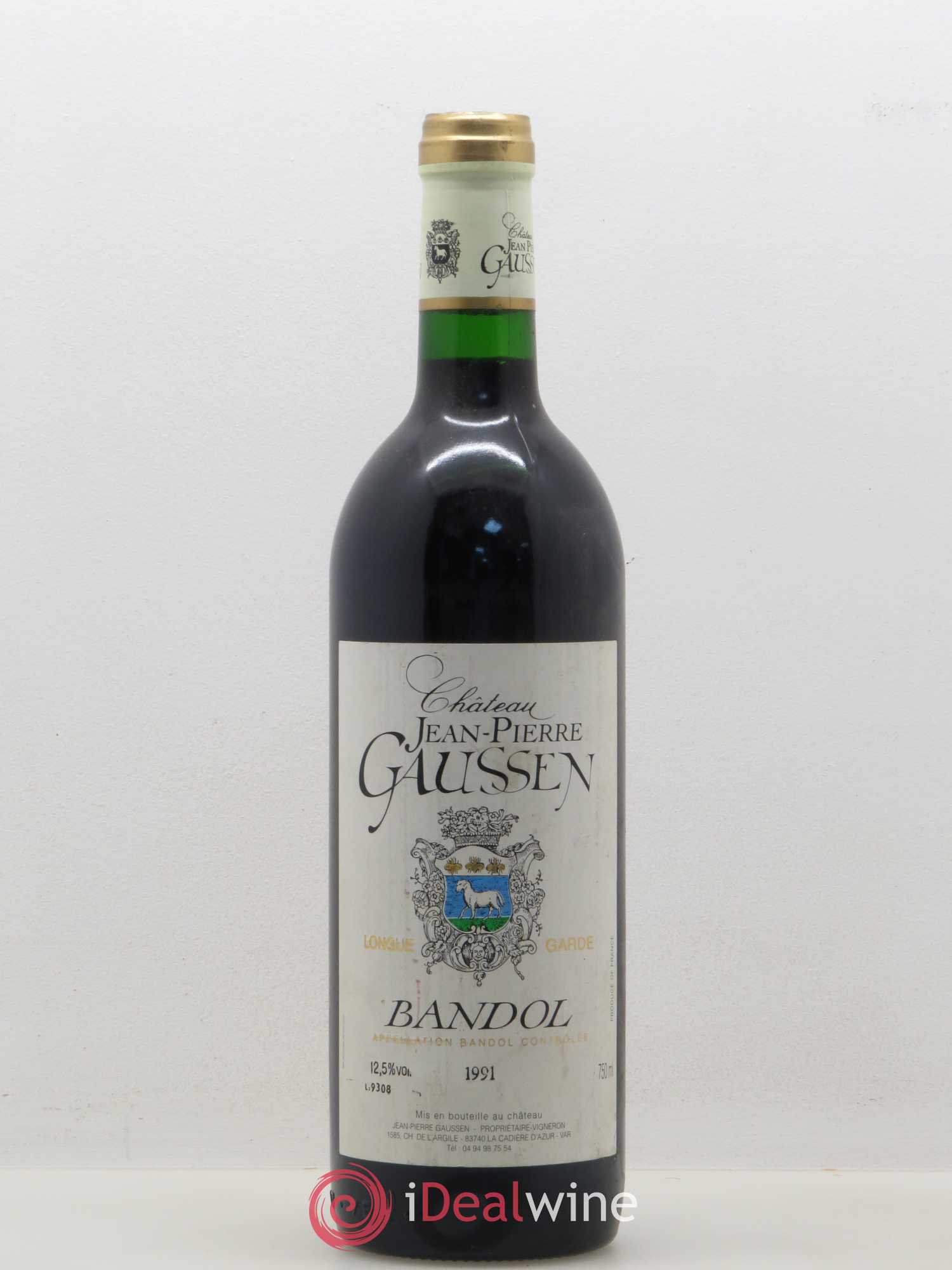 Bandol Longue Garde Gaussen 1991 - Posten von 1 Flasche - 0