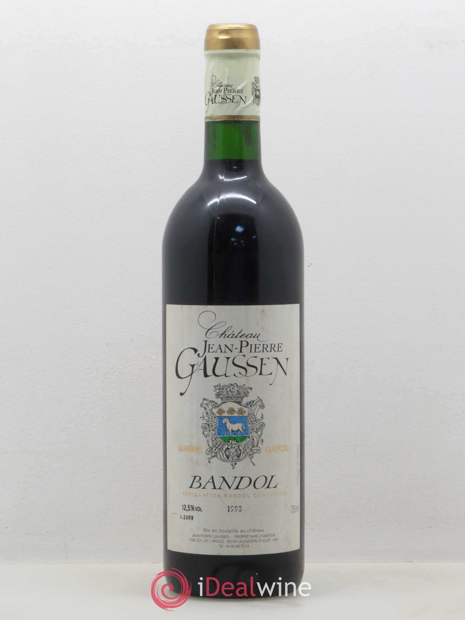 Bandol Longue Garde Gaussen 1998 - Posten von 1 Flasche - 0