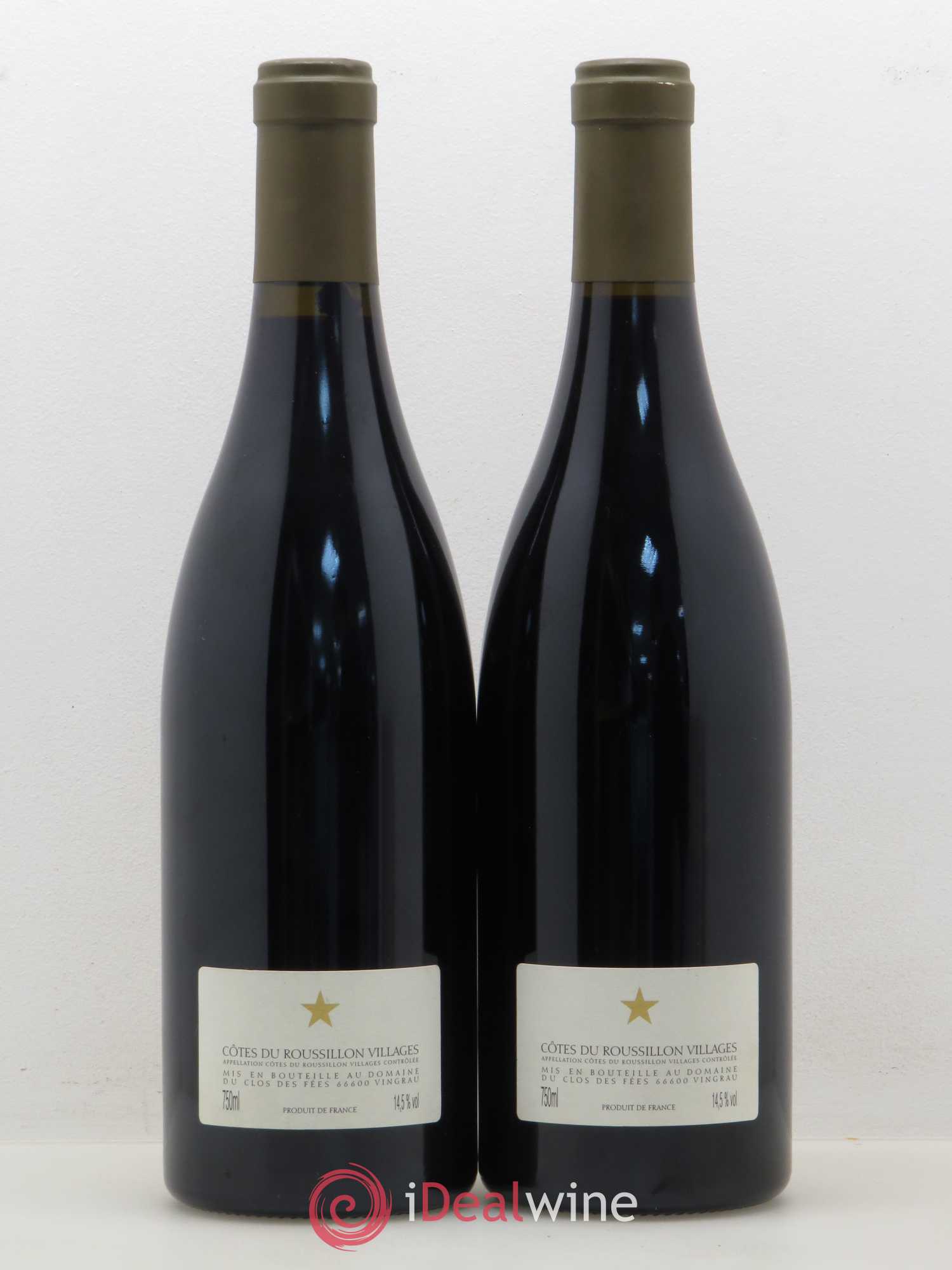 Côtes du Roussillon Villages Clos des Fées Hervé Bizeul 2000 - Lot de 2 bouteilles - 1