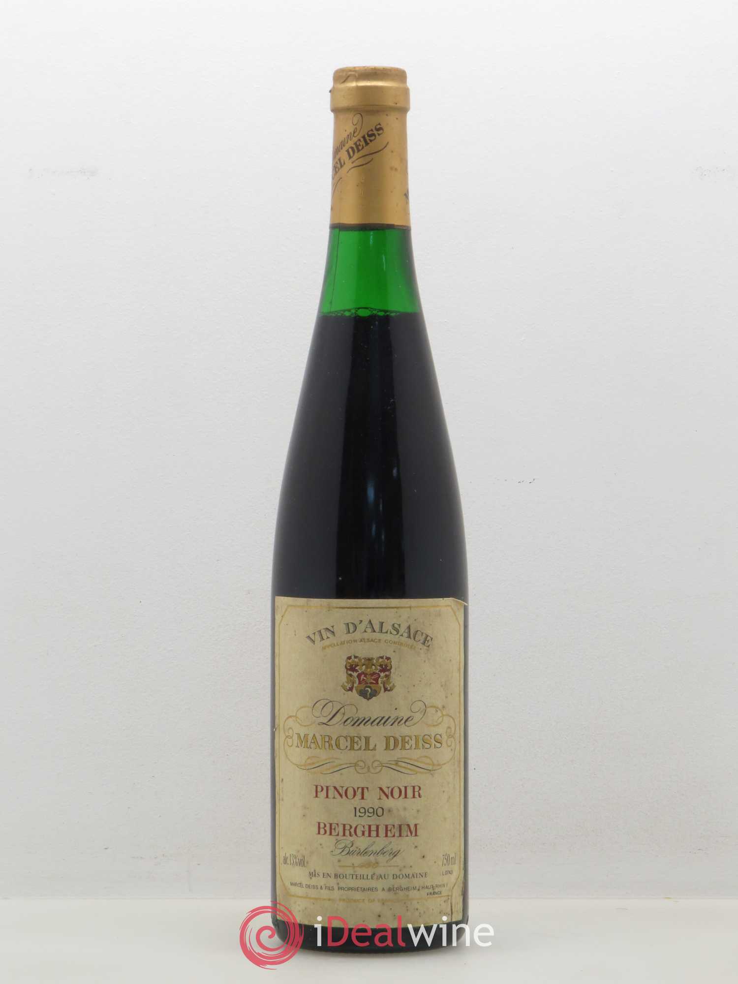 Pinot Noir Bergheim Marcel Deiss 1990 - Posten von 1 Flasche - 0