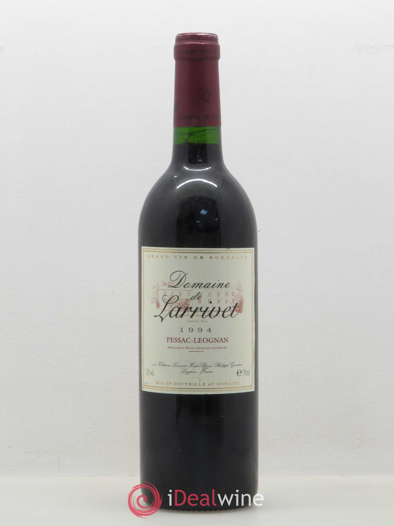 Pessac-Léognan Domaine de Larrivet 1994 - Lot de 1 bouteille - 0