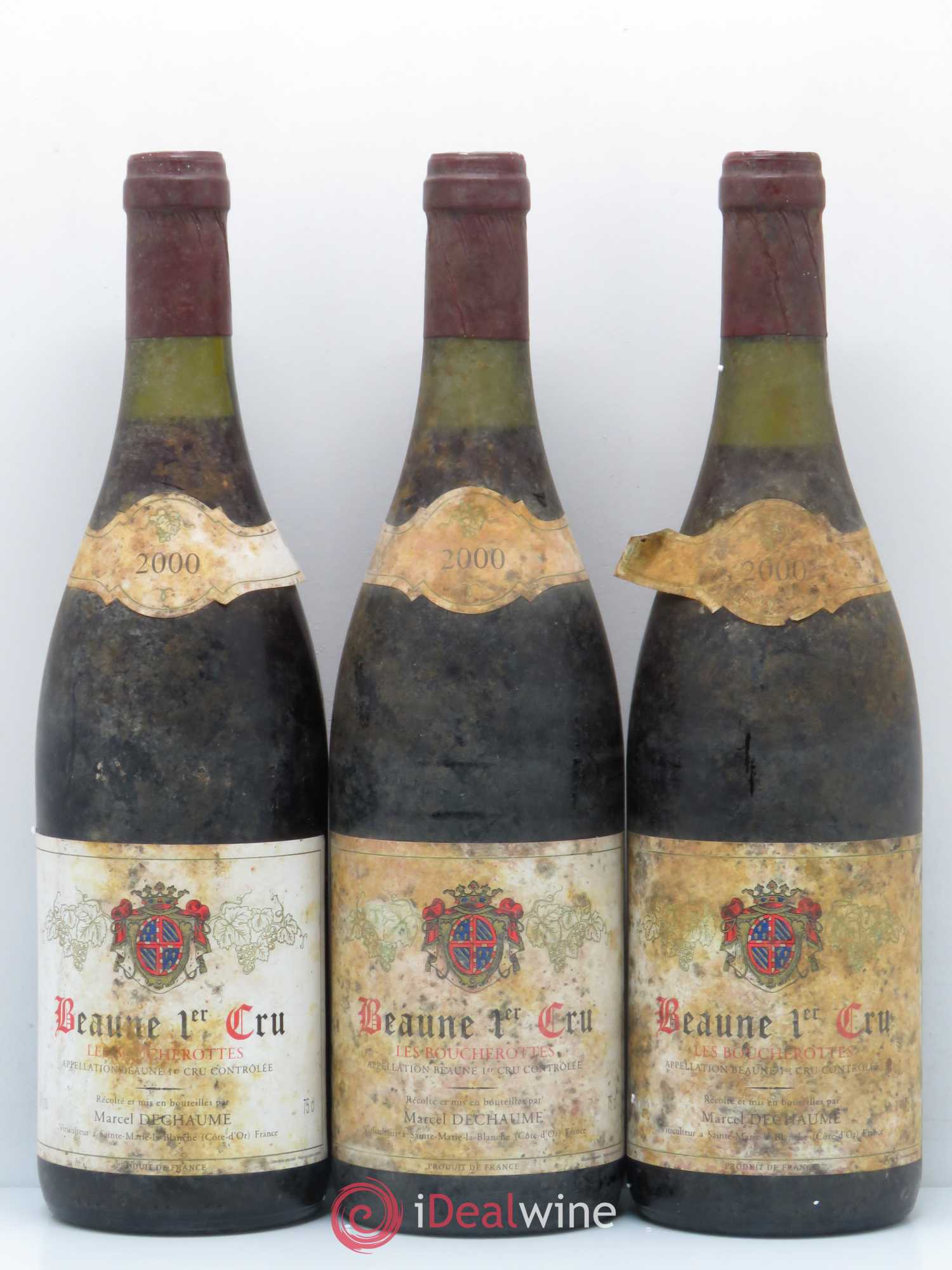 Beaune 1er Cru Les Boucherottes Marcel Dechaume 2000 - Lot of 5 bottles - 1