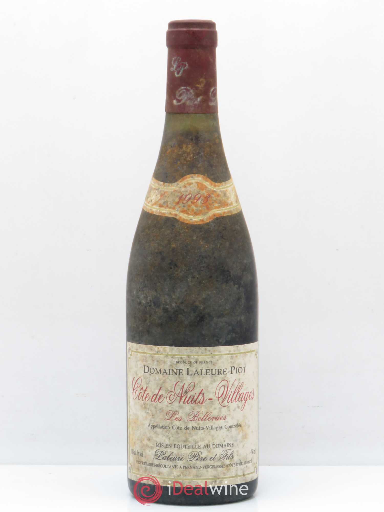 Côte de Nuits-Villages Les Bellevues Domaine Laleure Piot (sans prix de réserve) 1993 - Posten von 1 Flasche - 0