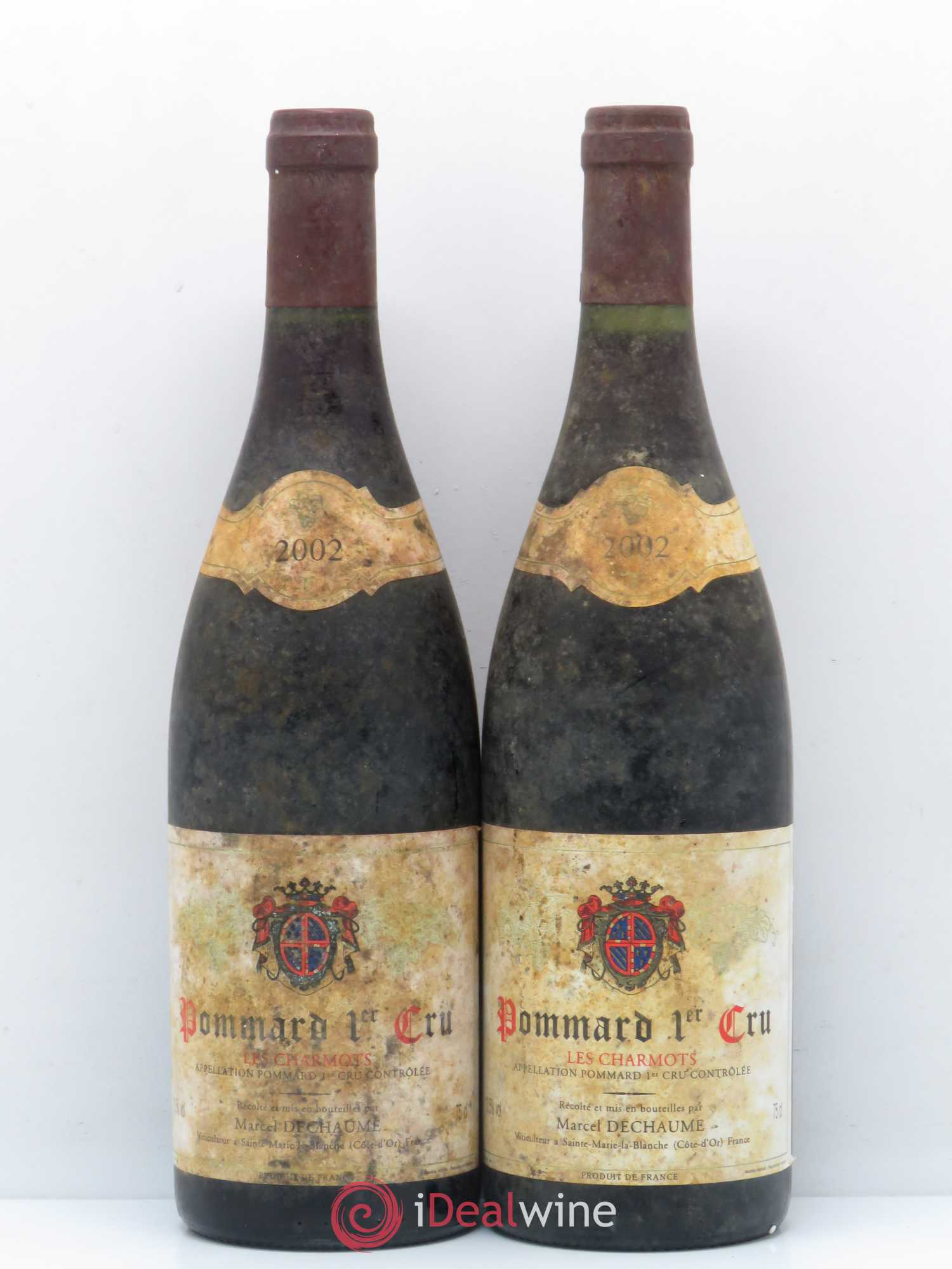 Pommard 1er Cru Les Charmots Marcel Dechaume 2002 - Posten von 2 Flaschen - 0