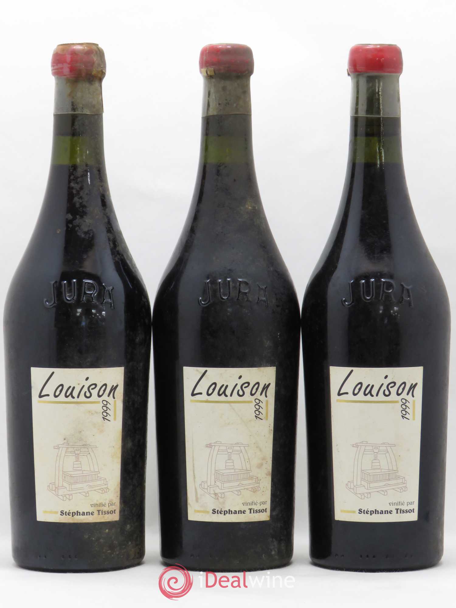 Côtes du Jura Pinot Noir Louison Stéphane Tissot 1999 - Posten von 3 Flaschen - 0