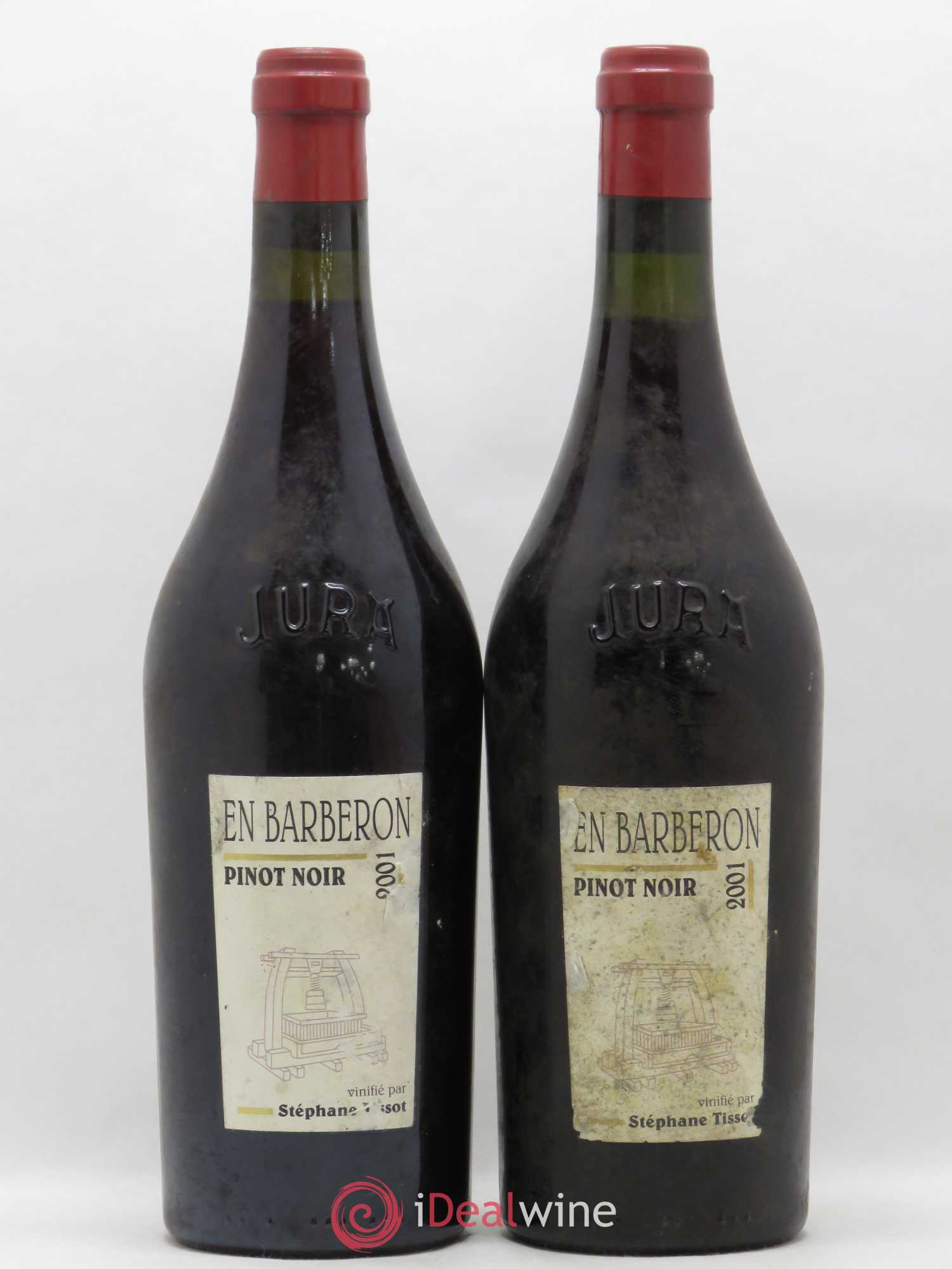 Côtes du Jura En Barberon Bénédicte et Stéphane Tissot 2001 - Lot de 2 bouteilles - 0