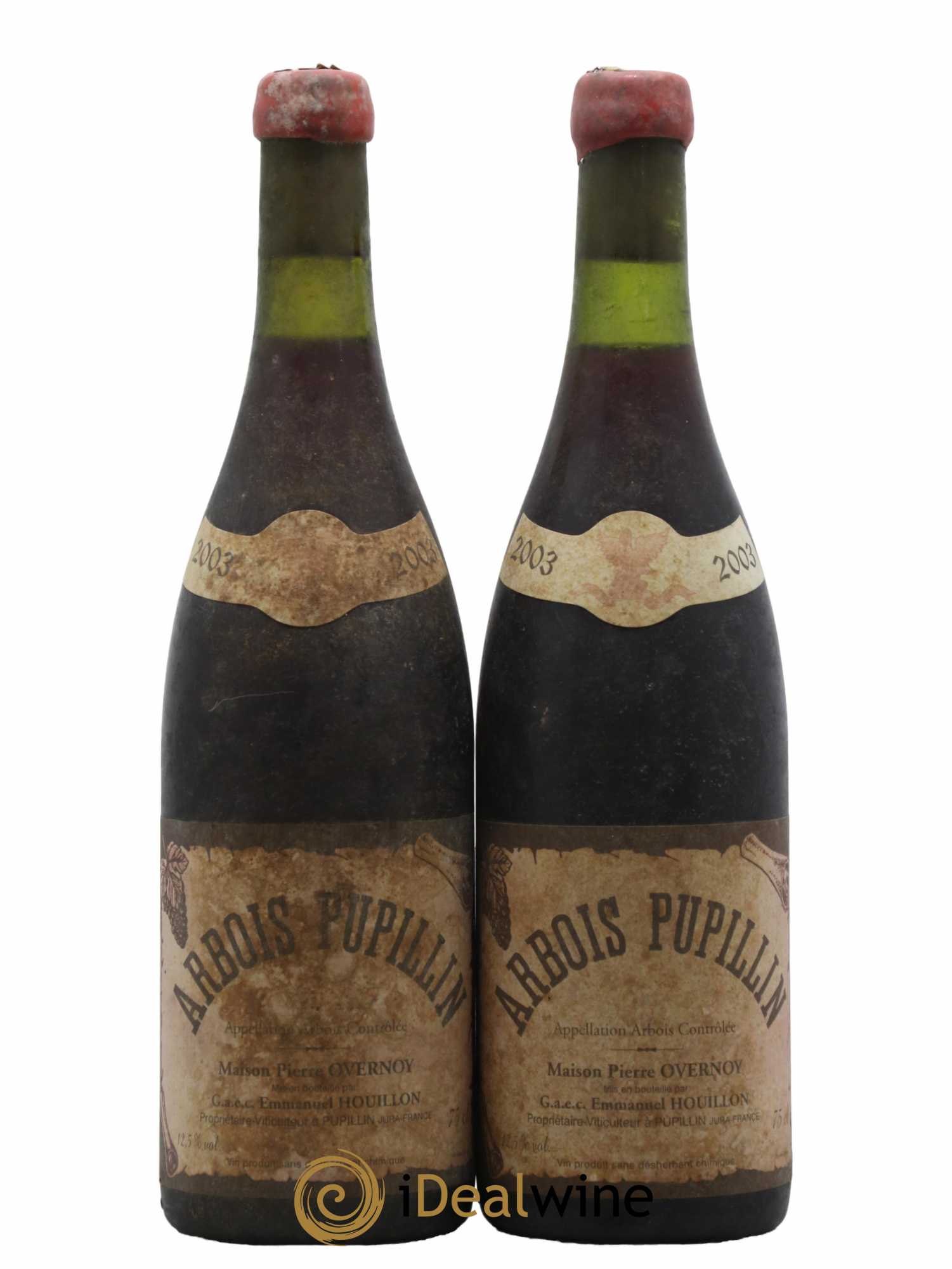 Arbois-Pupillin Poulsard (cire rouge) Overnoy-Houillon (Domaine) 2003 - Lot de 2 bouteilles - 0