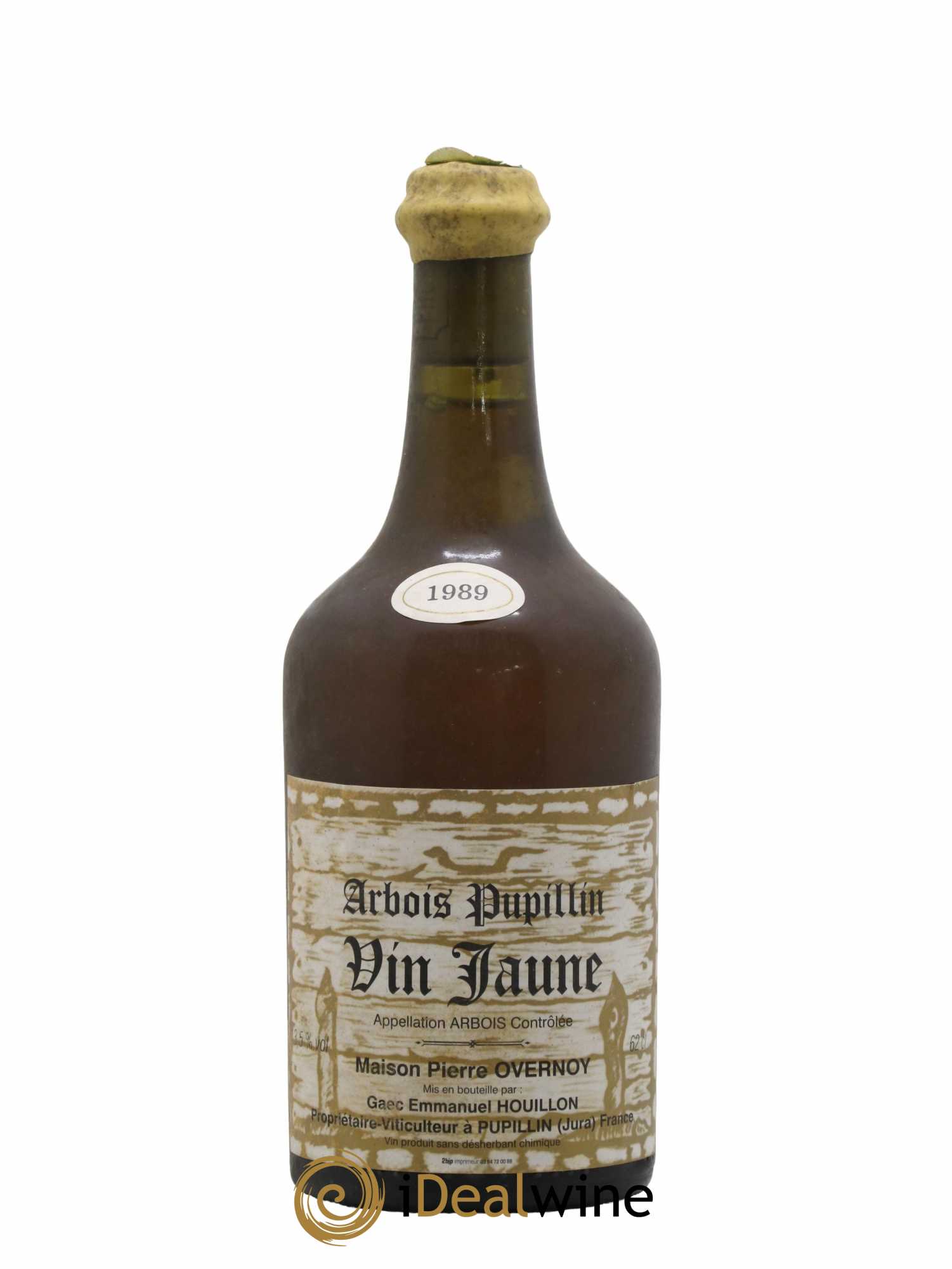Arbois-Pupillin Savagnin (cire jaune) Overnoy-Houillon (Domaine) 1989 - Lot de 1 bouteille - 0