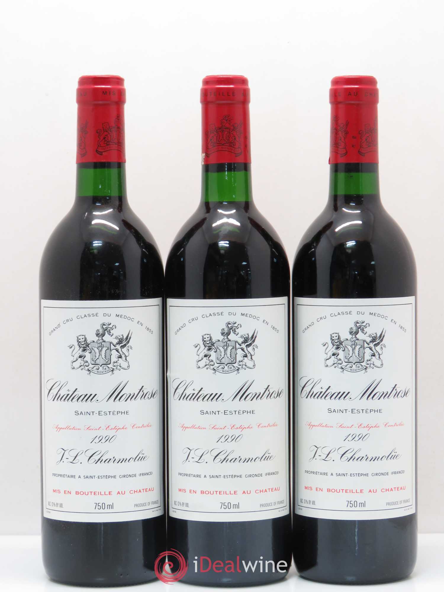 Château Montrose 2ème Grand Cru Classé 1990 - Lot de 12 bouteilles - 3