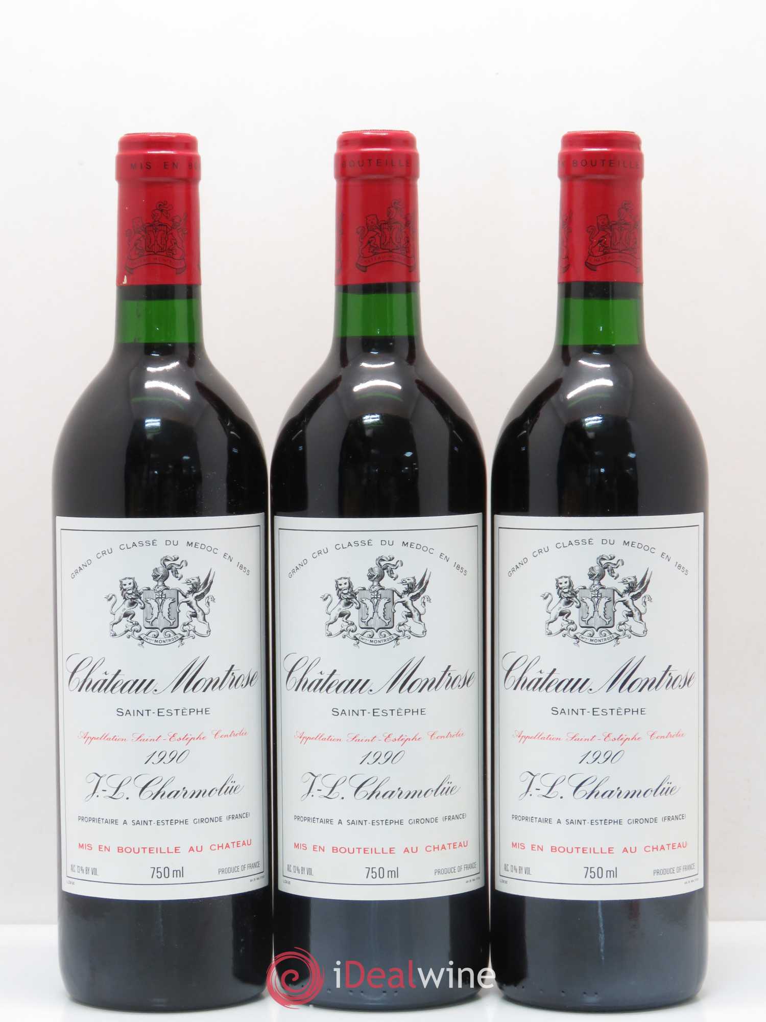 Château Montrose 2ème Grand Cru Classé 1990 - Lot de 12 bouteilles - 4