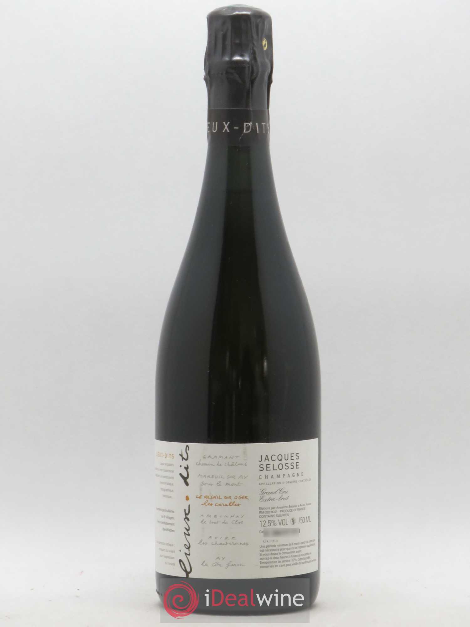 Les Carelles Blanc de Blancs Jacques Selosse - Lot de 1 bouteille - 0