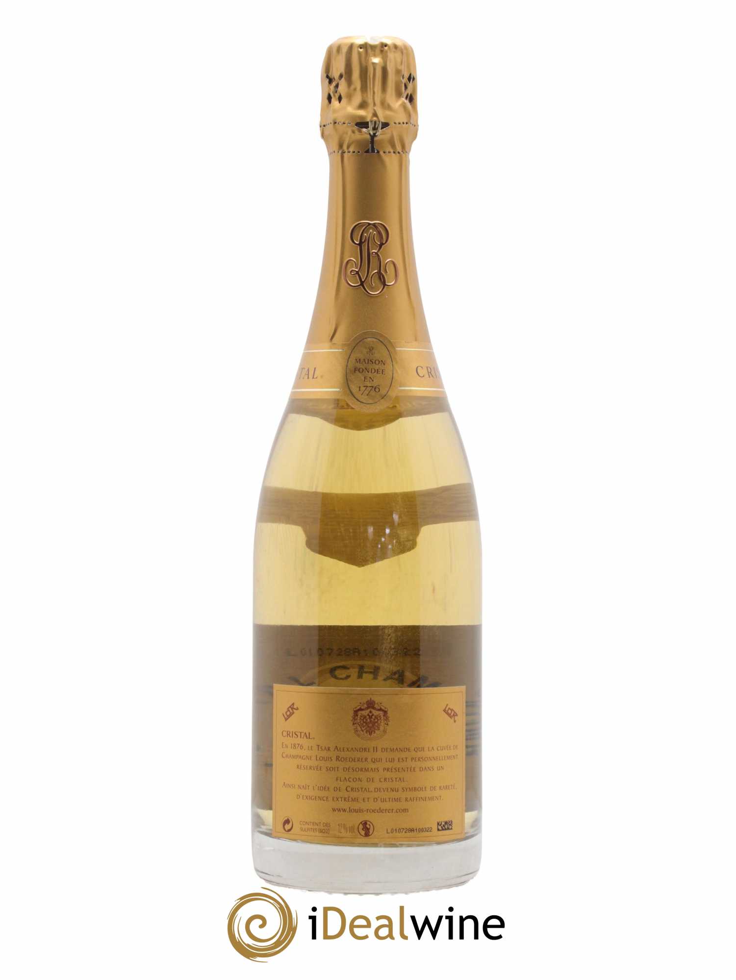 Cristal Louis Roederer 2007 - Lot de 1 bouteille - 1