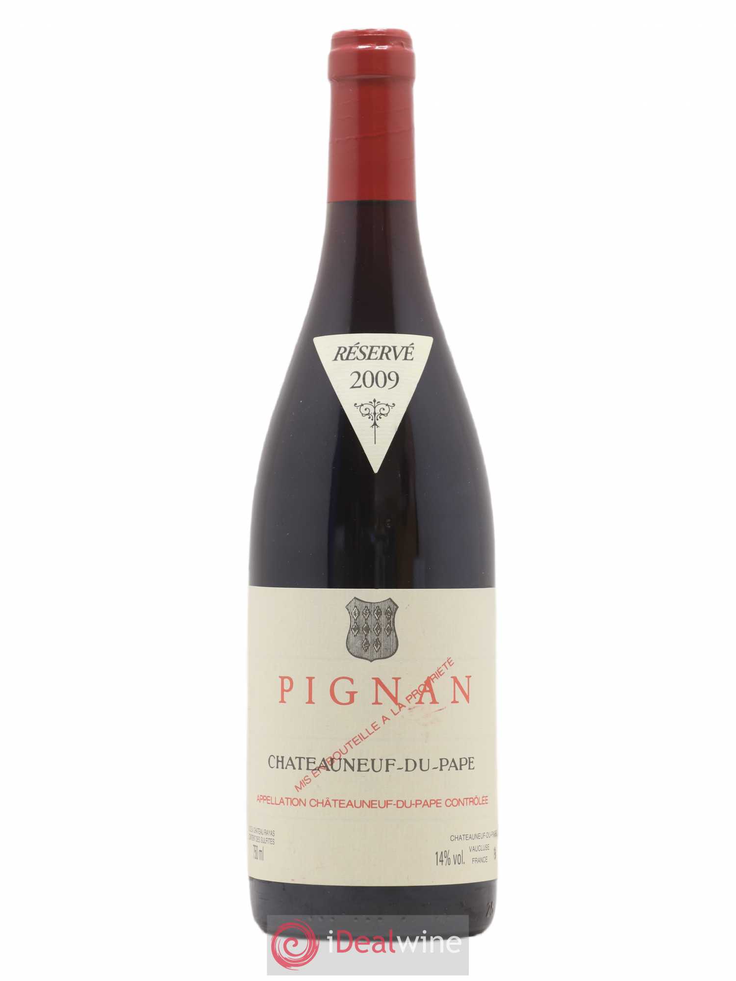 Châteauneuf-du-Pape Pignan Emmanuel Reynaud 2009 - Lot de 1 bouteille - 0