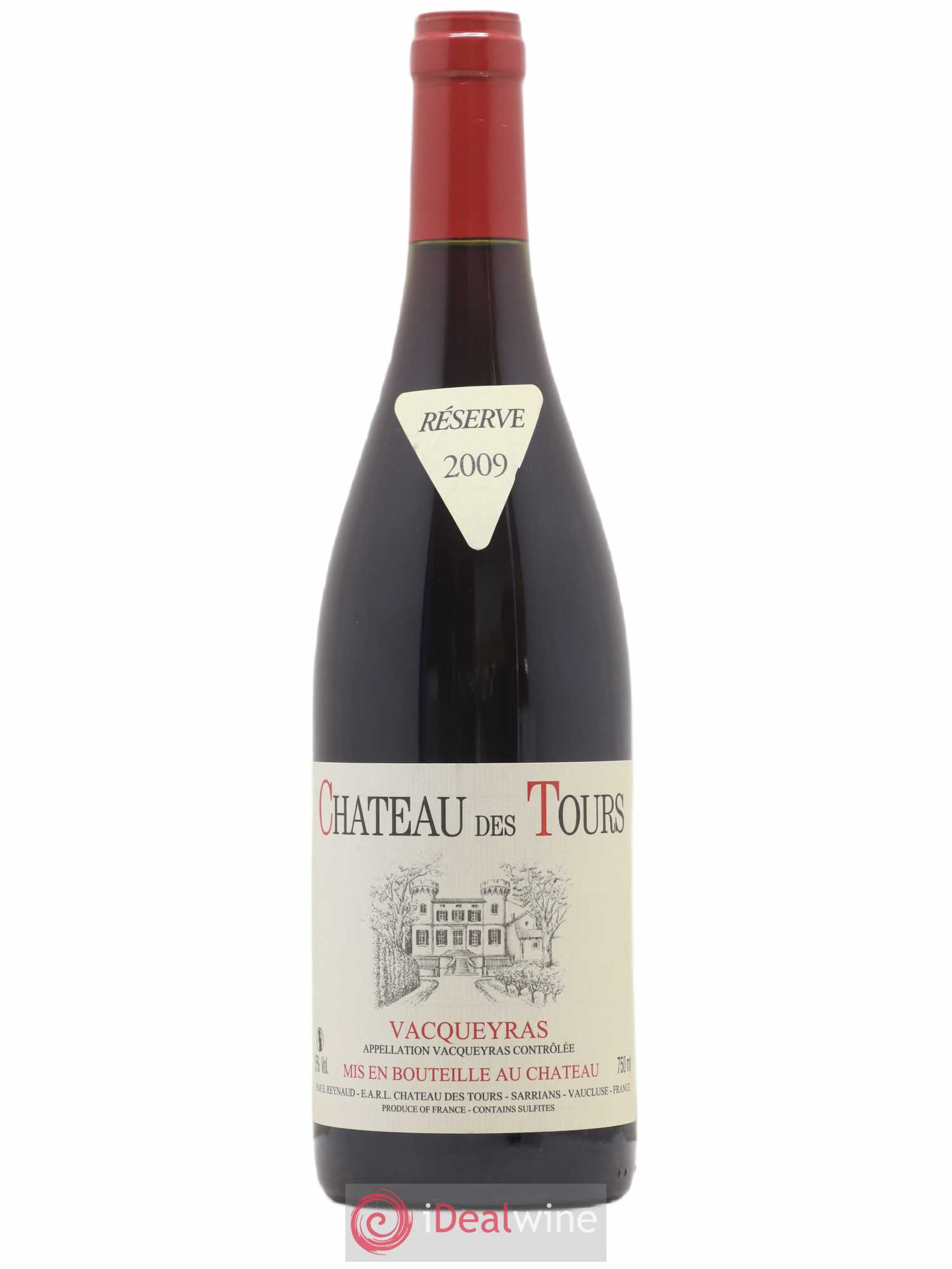 Vacqueyras Château des Tours Emmanuel Reynaud 2009 - Lot de 1 bouteille - 0