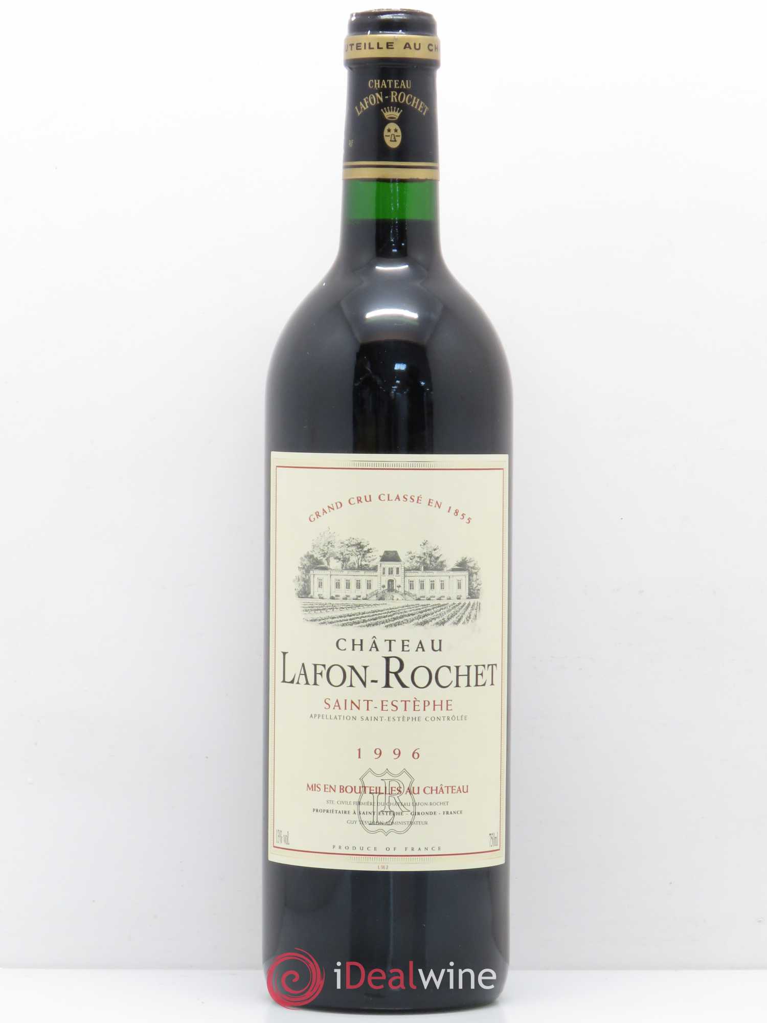 Château Lafon Rochet 4ème Grand Cru Classé 1996 - Lot de 1 bouteille - 0