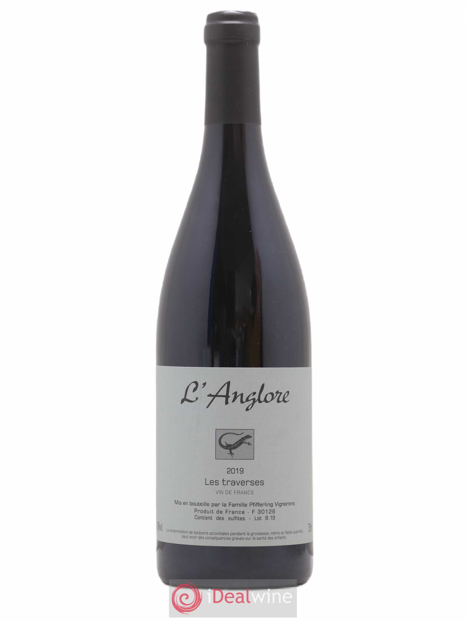 Vin de France Les Traverses L'Anglore 2019 - Lot de 1 bouteille - 0