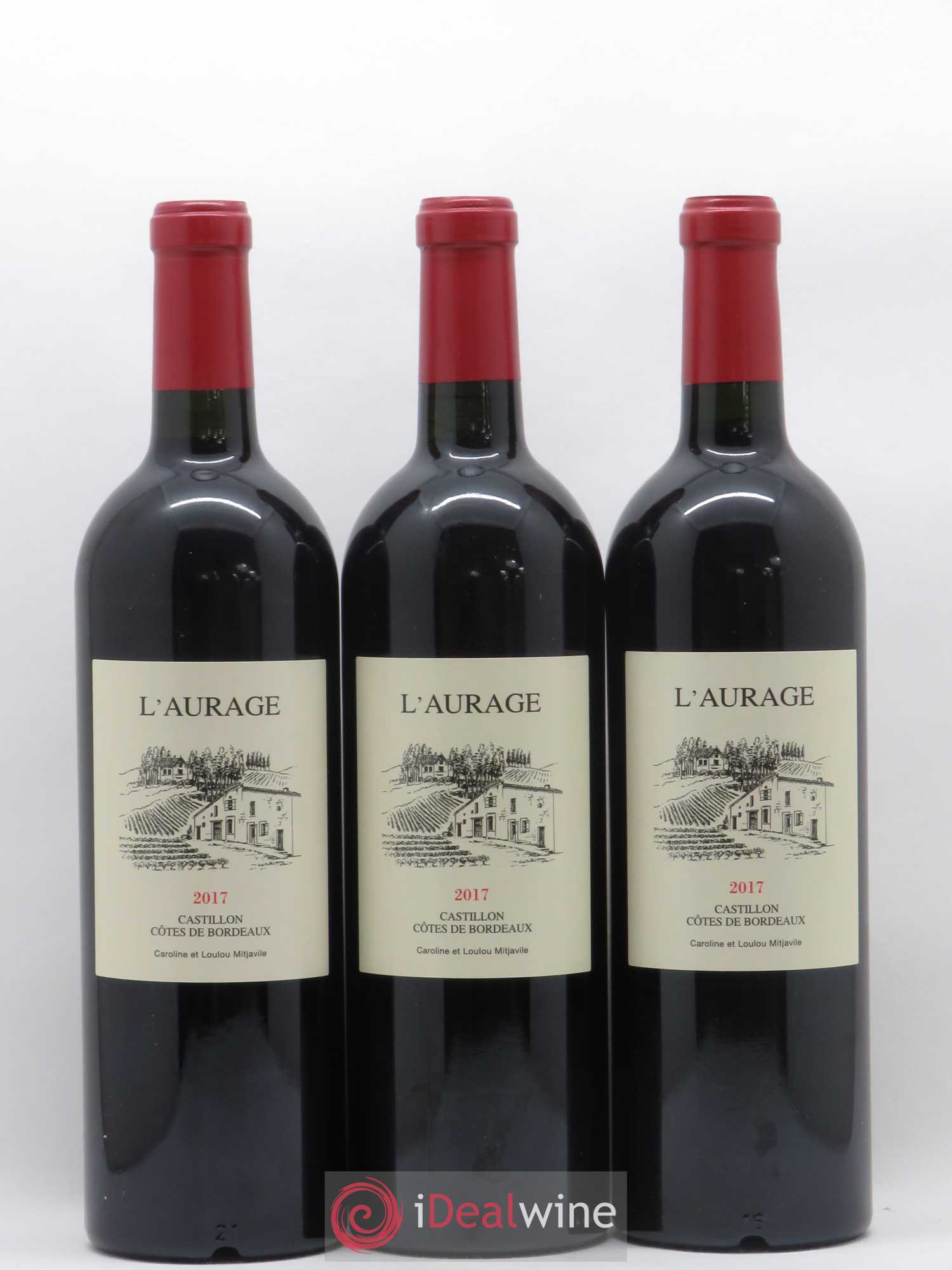 L'Aurage 2017 - Lot de 3 bouteilles - 0