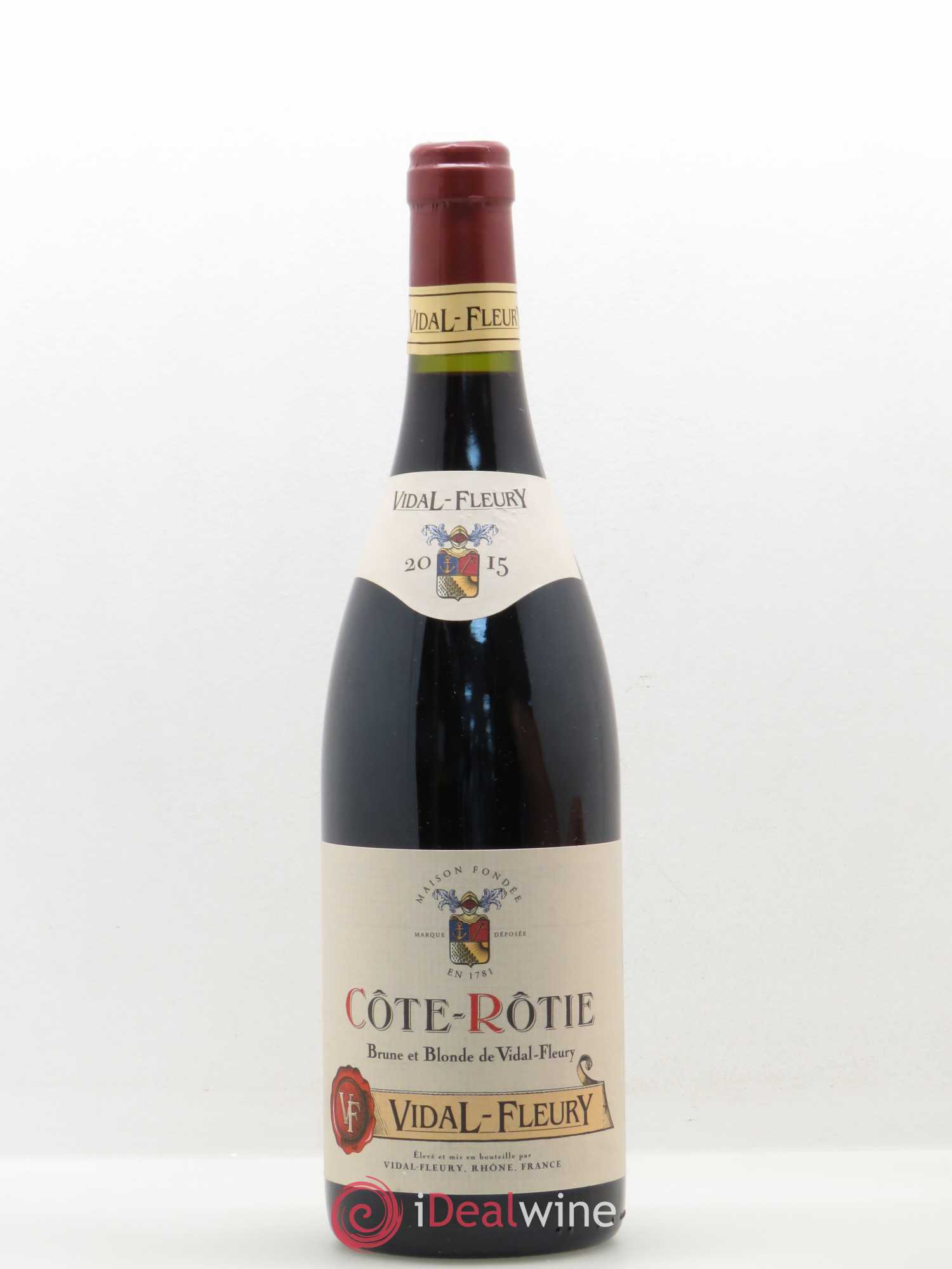 Côte-Rôtie Brune et Blonde Vidal Fleury 2015 - Posten von 1 Flasche - 0